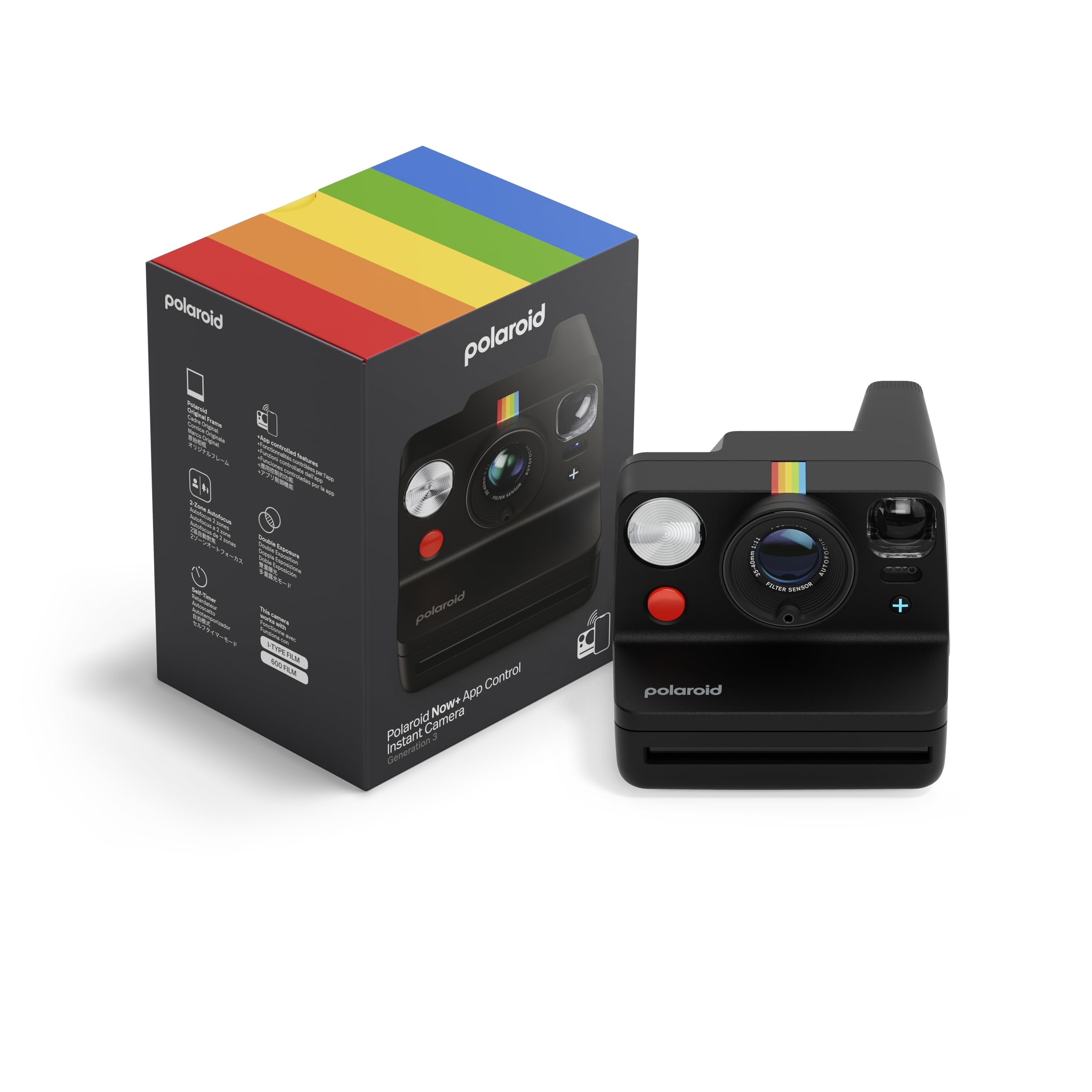 Polaroid – Now+ Generation 3 – Sofortbildkamera mit Bluetooth-Verbindung