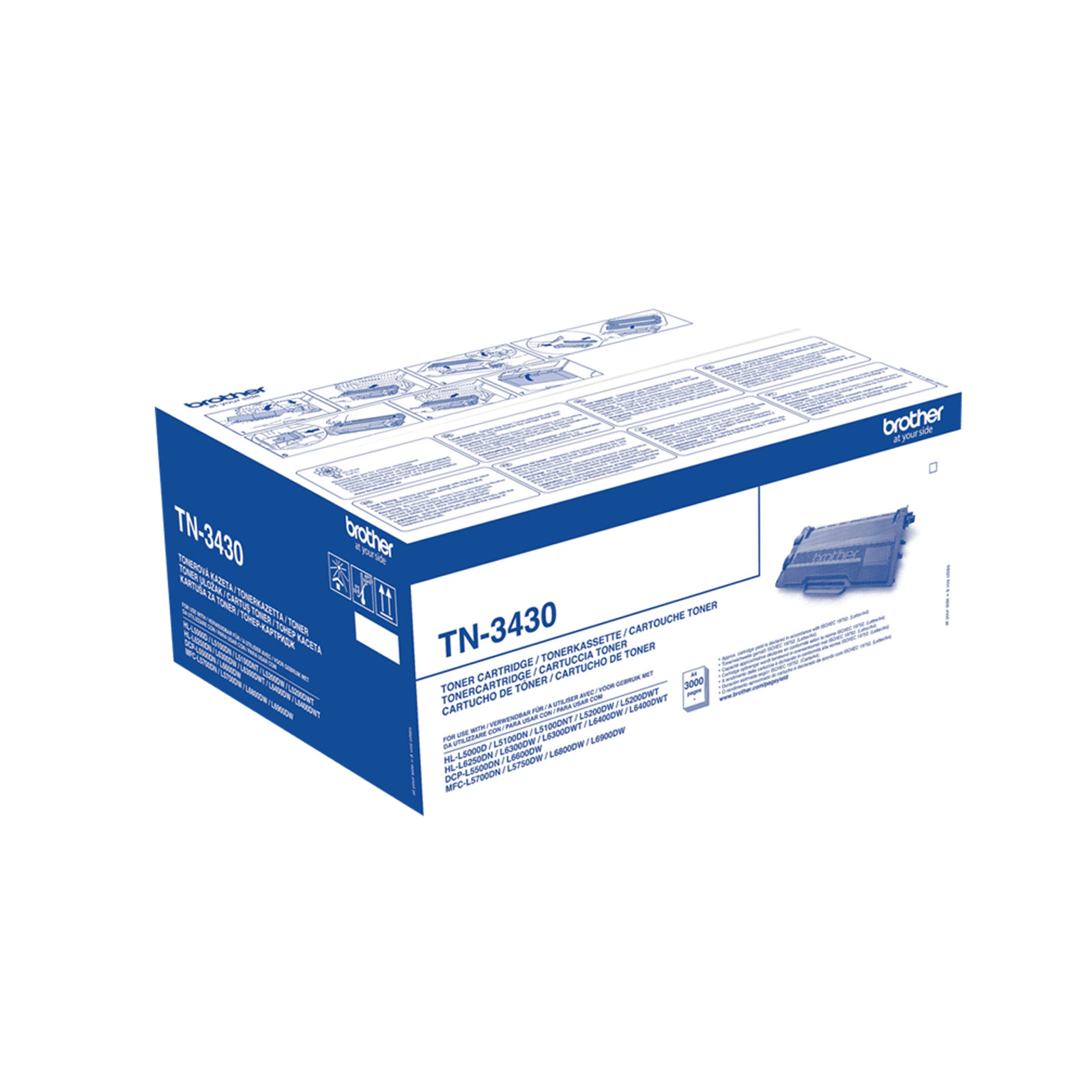 Brother TN3430 Toner Schwarz