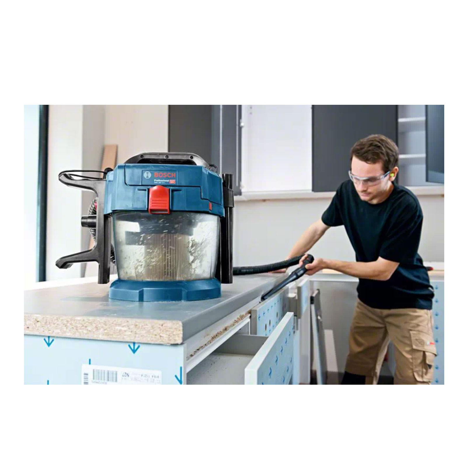 Bosch Professional GAS 18V-10 L Nass- und Trockensauger (Akku)