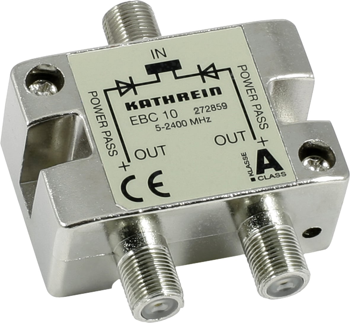 Kathrein EBC 10 2fach F-Verteiler mit Entkopplungsdioden