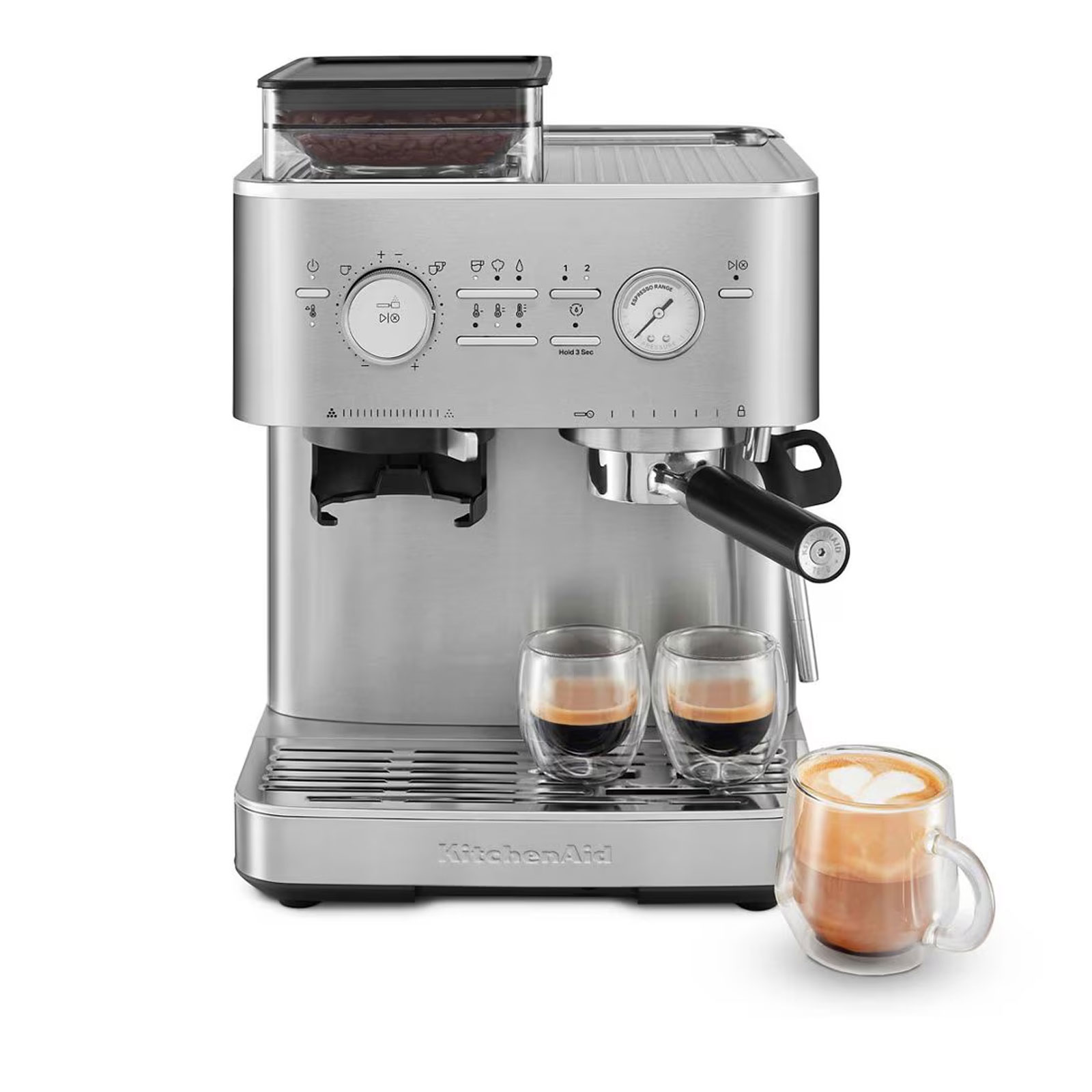 KitchenAid 5KES6551ESX Semi Auto Espresso STAINLESS STEEL Siebträgermaschine
