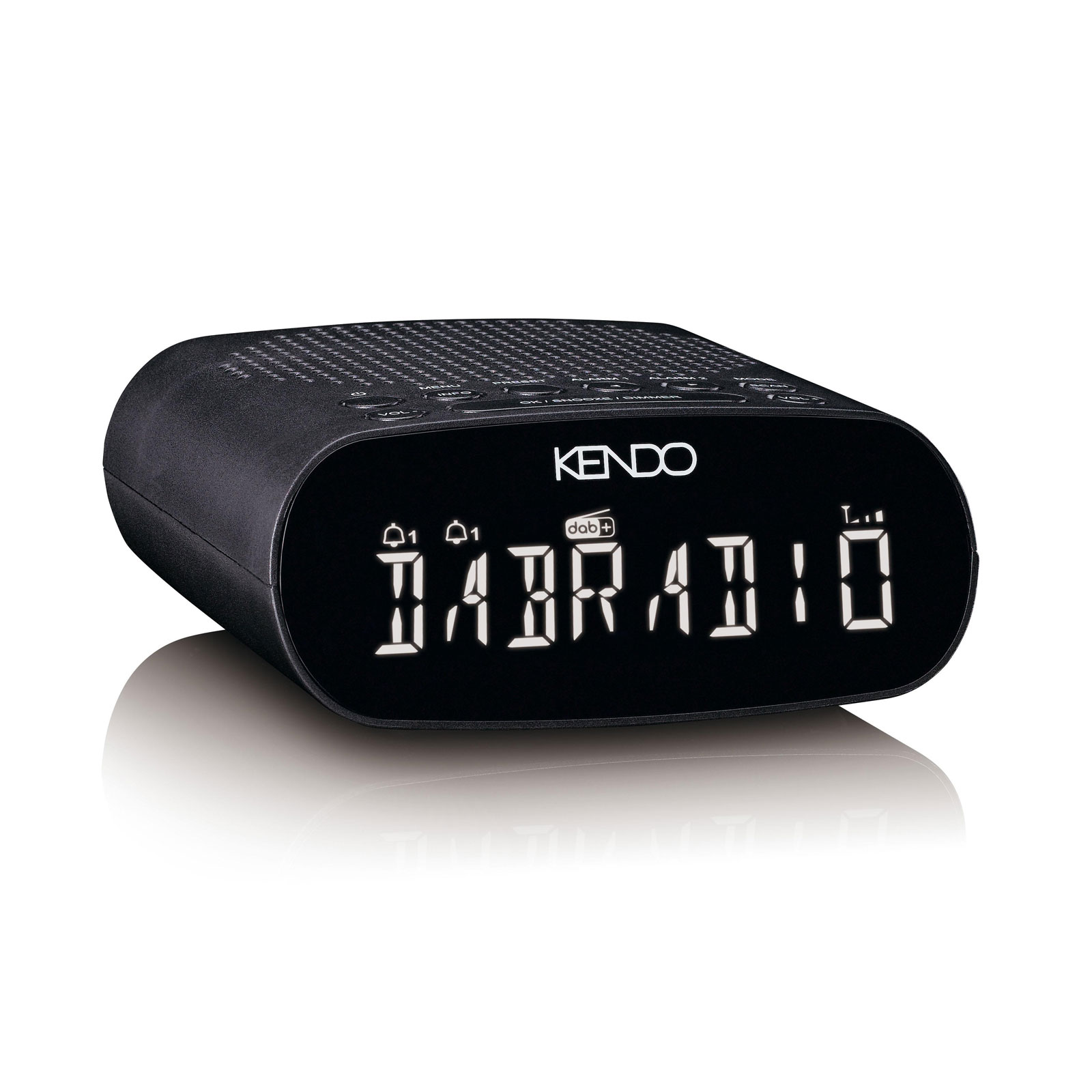 KENDO DAB Clock 25EX Radiowecker (DAB+, PLL FM Radio, 3,7? LCD-Display, Sleeptimer, Snooze, Kopfhöreranschluss) KENDO DAB Clock 25EX Radiowecker (DAB+, PLL FM Radio, 3,7? LCD-Display, Sleeptimer, Snooze, Kopfhöreranschluss)