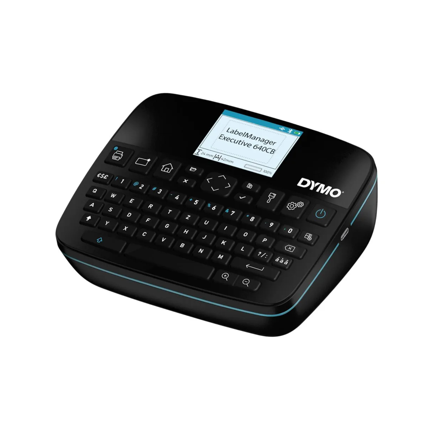 Dymo LabelManager 640CB 6/9/12/19/24mm D1-Bänder Qwertz Beschriftungsgerät Dymo LabelManager 640CB 6/9/12/19/24mm D1-Bänder Qwertz Beschriftungsgerät