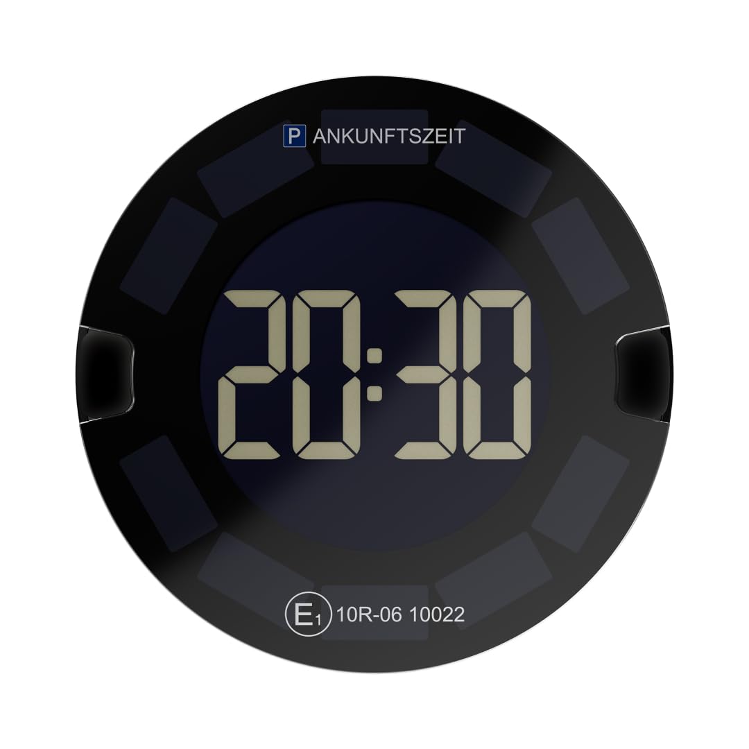 OOONO P-DISC 3 [New] - Elektronische Parkscheibe Solar mit Zulassung fürs Auto