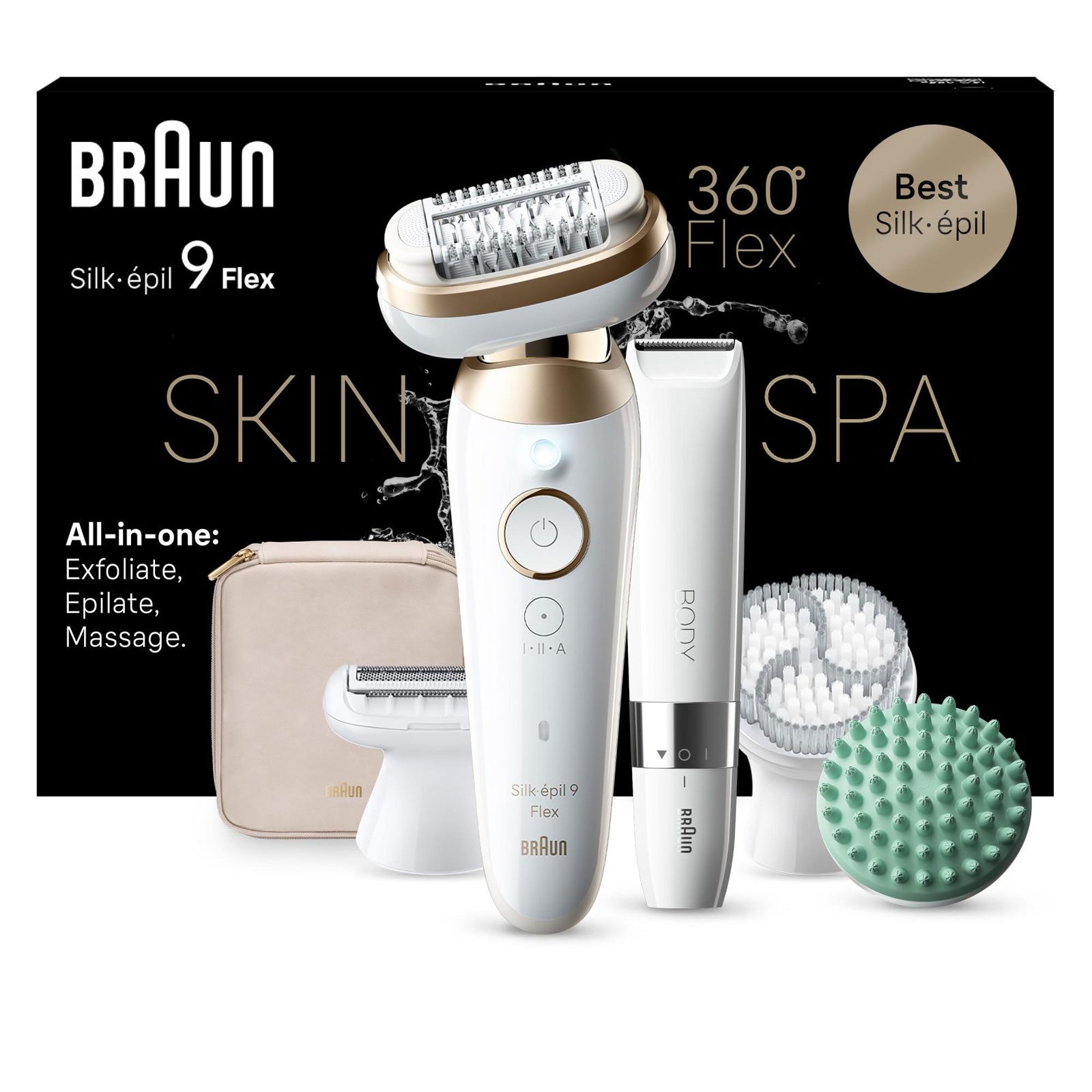 Braun Epilierer Silk-épil 9 Flex SkinSpa 9-481 3D