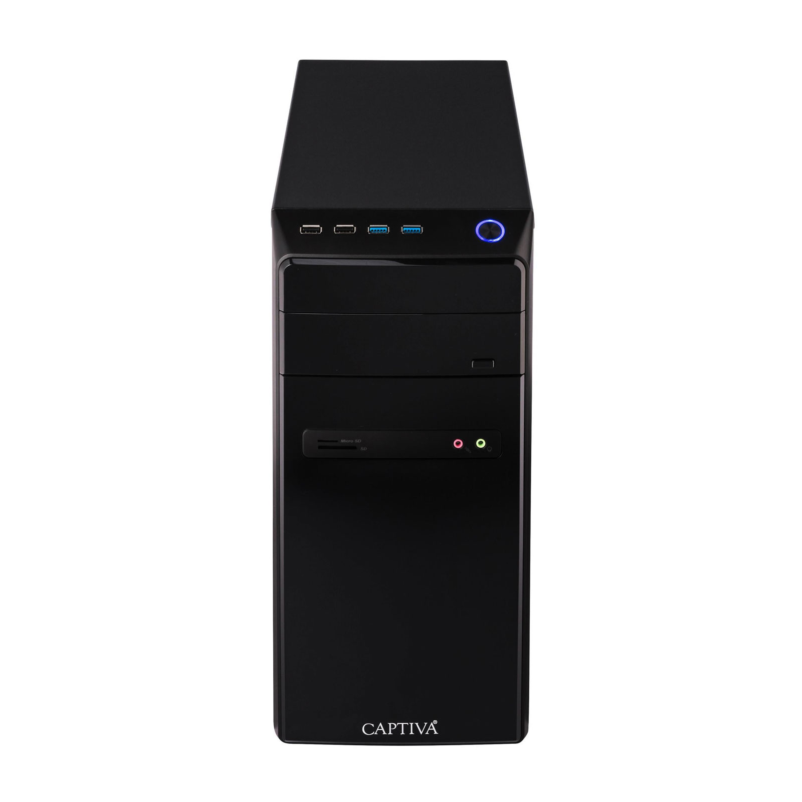 Captiva Power Starter R64-146, AMD R5-5600G, 32GB, 1TB SSD, schwarz Desktop-PC