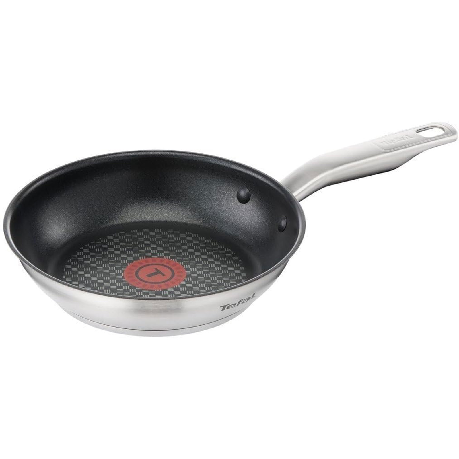 Tefal E4910425 Virtuoso Edelstahlpfanne 24cm Pfanne für alle Herdarten