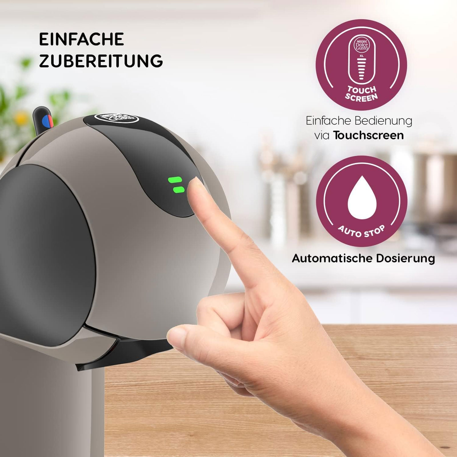 Krups Infinissima Touch KP270A.25 NDG  Kaffee-Kapselmaschine mit Touchdisplay