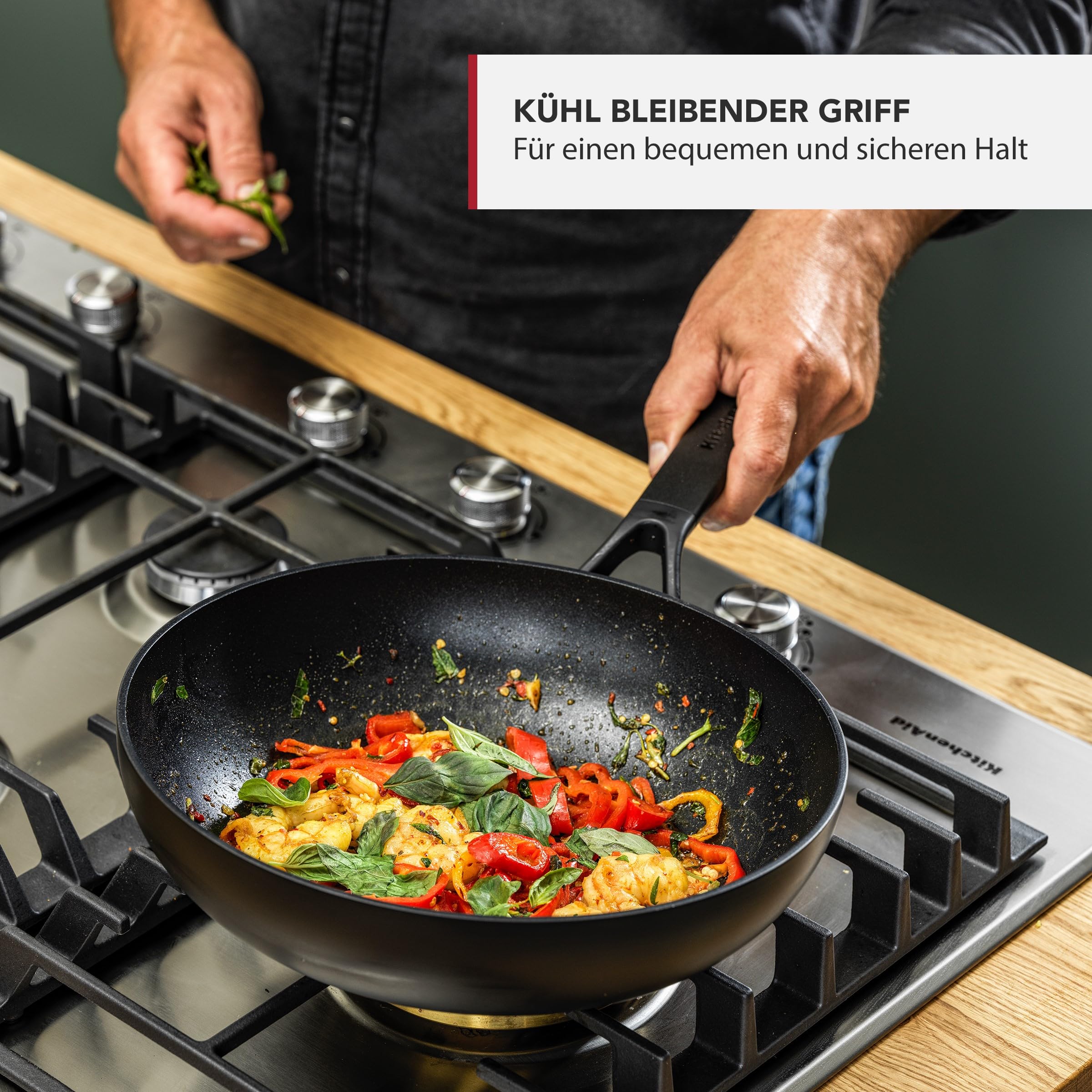 KIT CC003294-001 Wok 28cm Schwarz