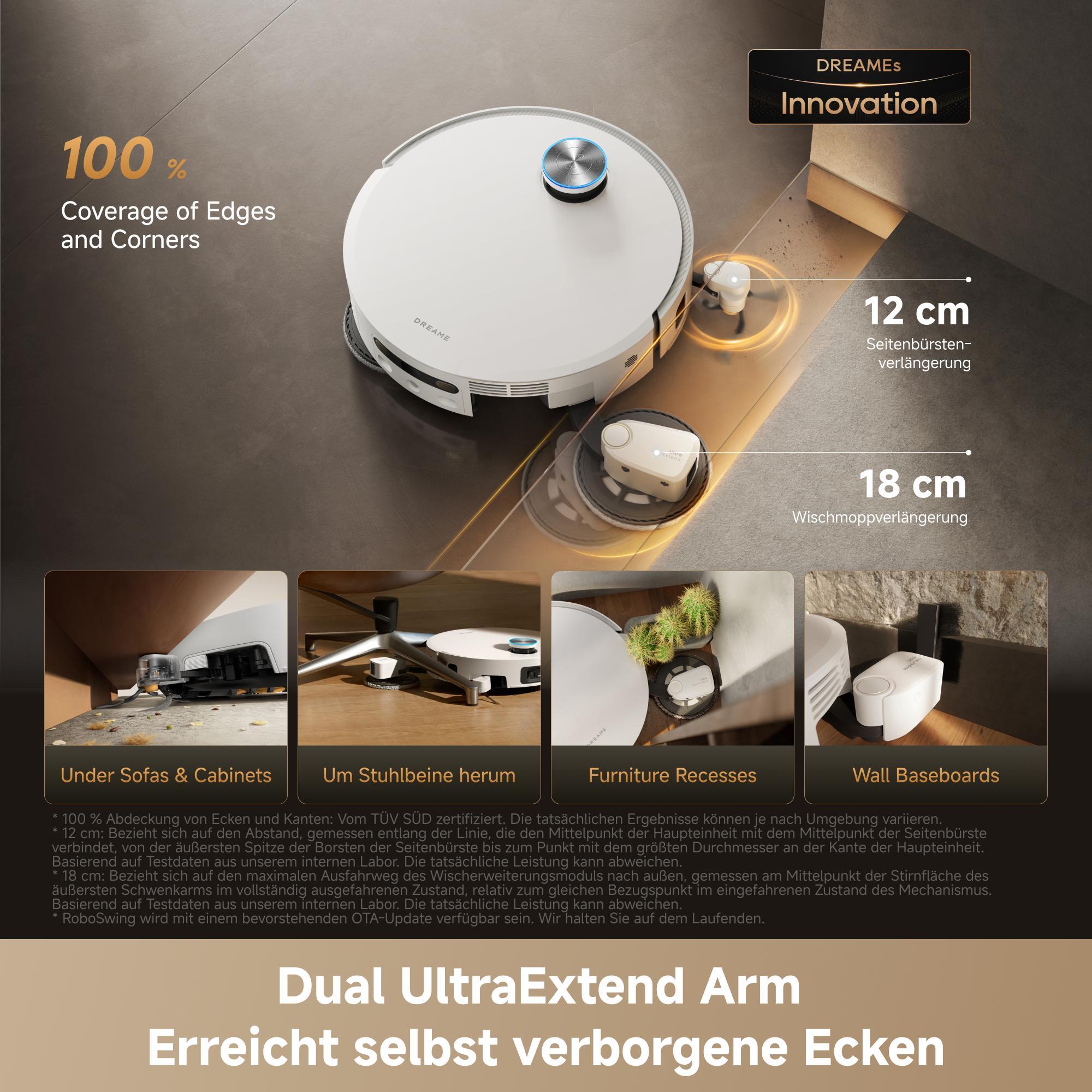 dreame X60 Pro Ultra Complete White Saugroboter mit Wischfunktion