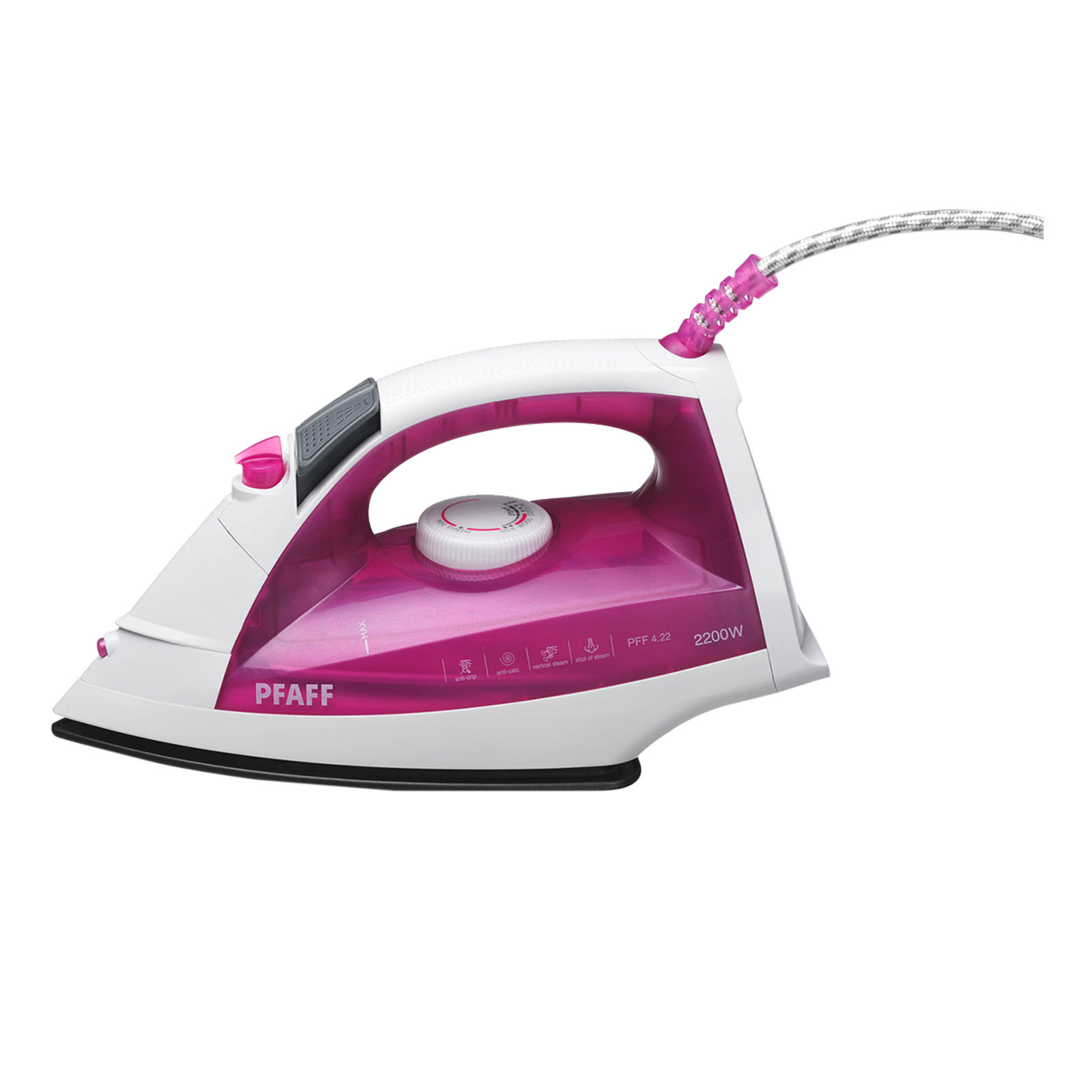 Pfaff PFF 4.22 Dampfbügeleisen pink