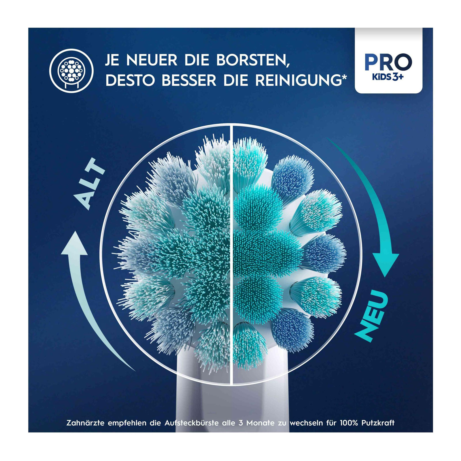 Oral-B Aufsteckbürsten Pro Kids Spiderman, 4 Stück