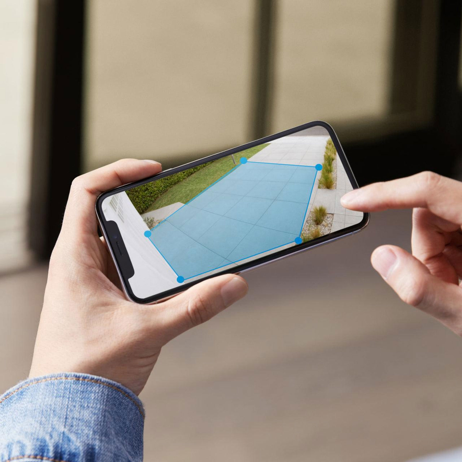 Ring Spotlight Cam Plus Battery, Schwarz Außenkamera (Überwachungskamera, WLAN, Amazon Alexa)