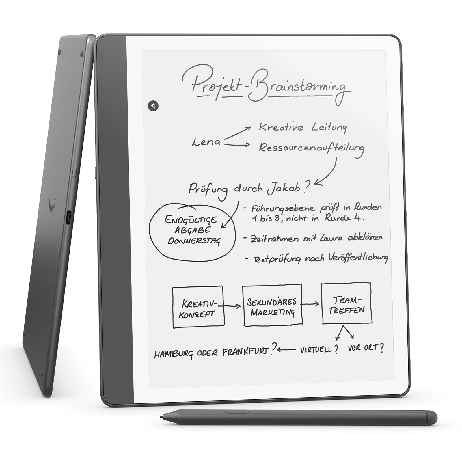 Amazon Der neue Amazon Kindle Scribe (2024), Mit Premium-Eingabestift, 16 GB, Anthrazit Amazon Der neue Amazon Kindle Scribe (2024), Mit Premium-Eingabestift, 16 GB, Anthrazit