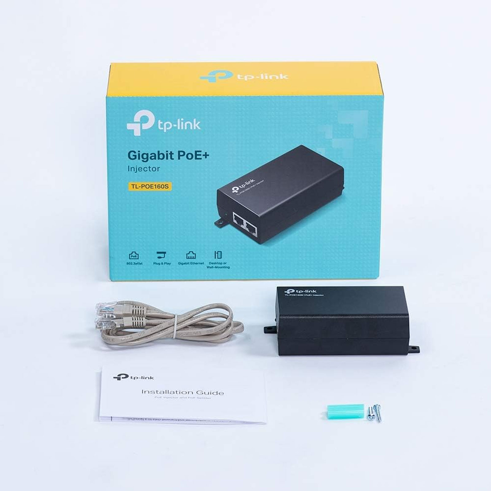 TP-Link PoE Splitter (TL-POE160S) Schwarz