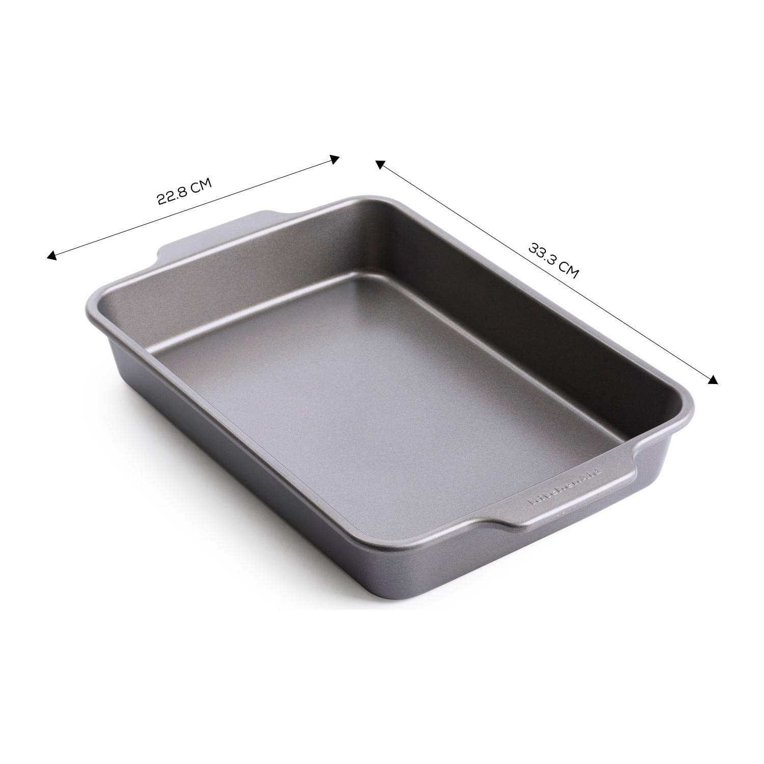 KitchenAid CC003299-001 Hohes Backblech 33x22cm Grau
