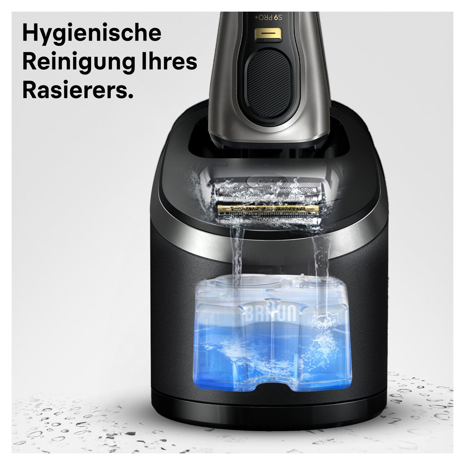 BRAUN 3-in-1 ShaverCare Reinigungskartuschen für Reinigungsstationen, 2er Pack