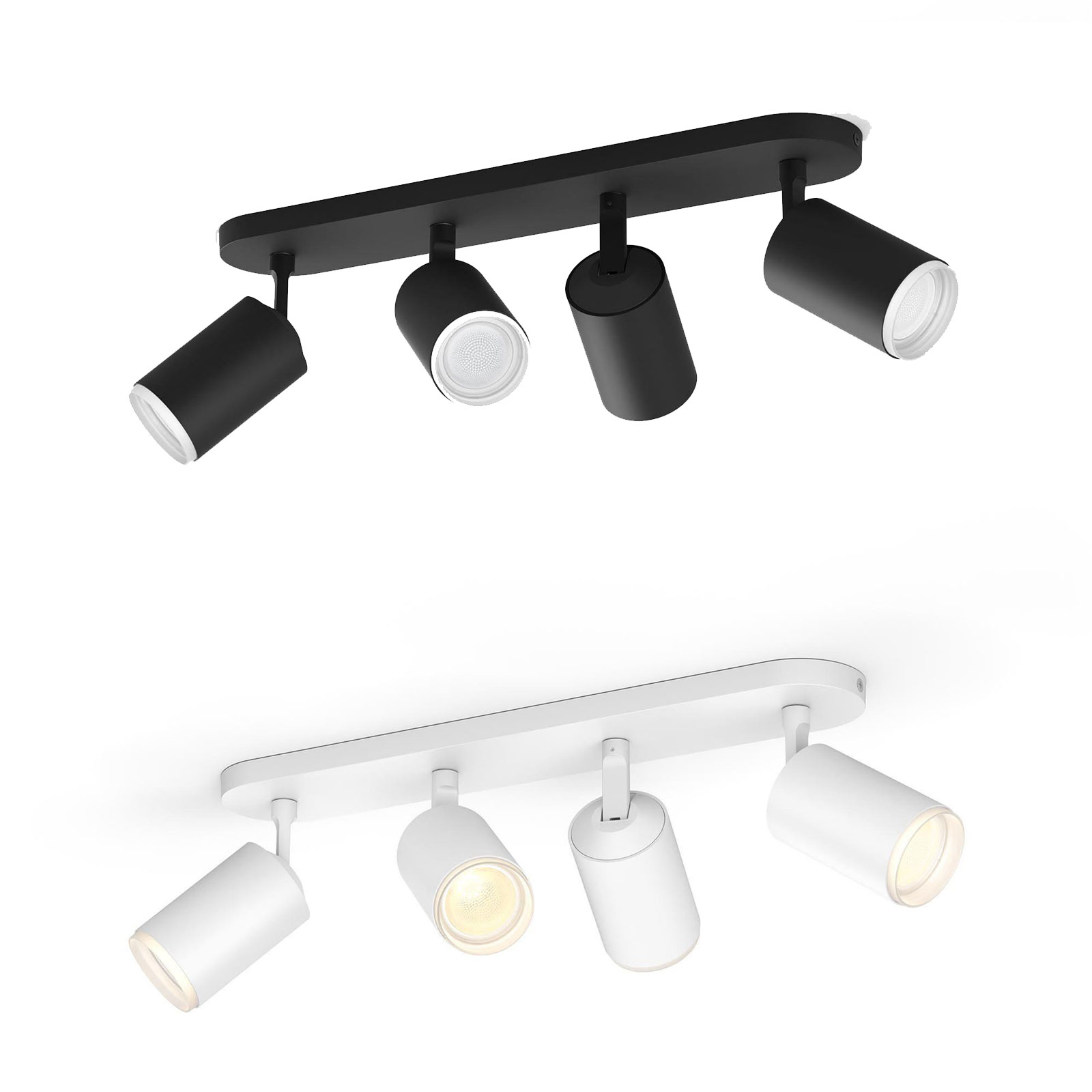 Philips Hue WACA Fugato Spot Deckenlampe 4er LED Strahler Bluetooth