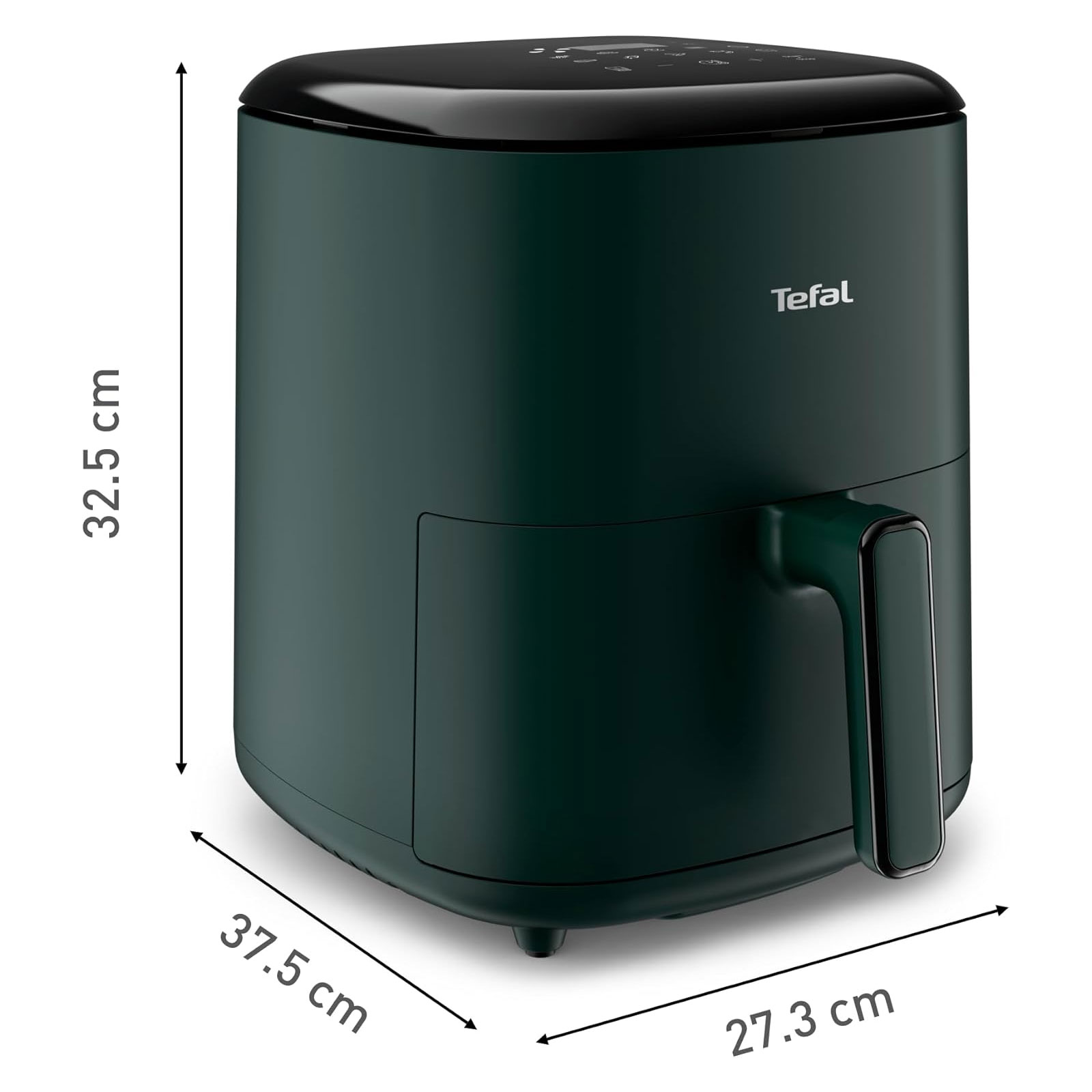 TEFAL EY2453 Easy Fry Max 5L Digital Heißluftfritteuse (5 l Fassungsvermögen, 1.500 W Leistung, 10 automatische Garprogramme, Display)