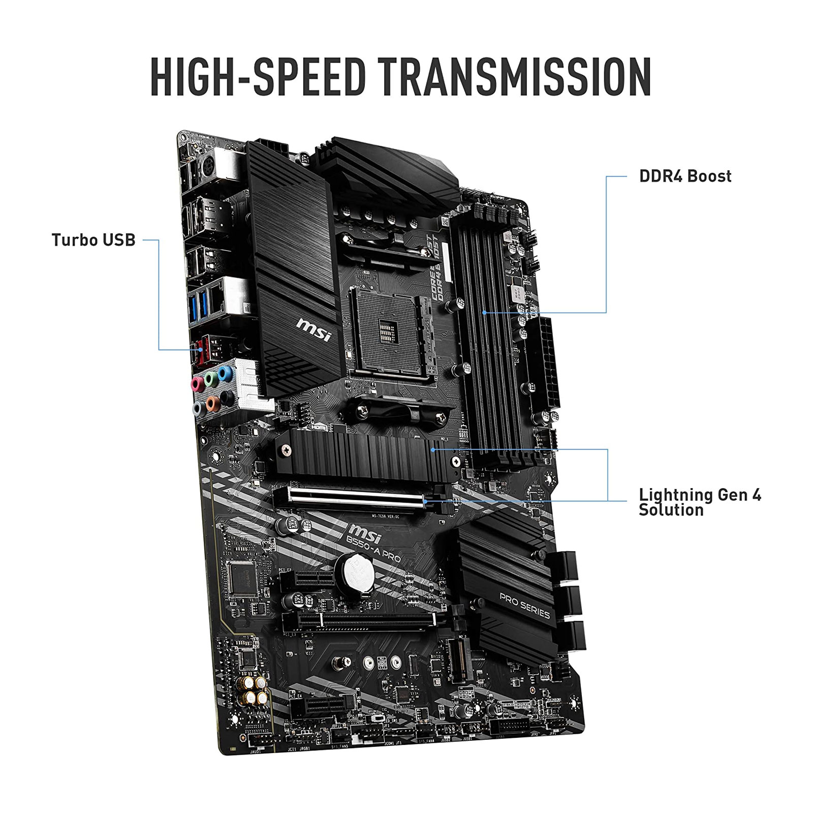 MSI B550-A PRO (AM4) (D) Mainboard