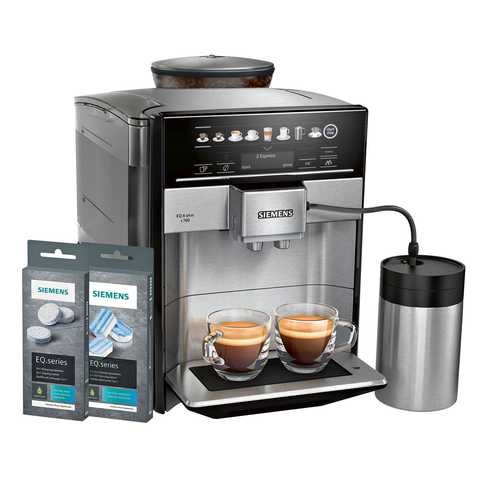 Siemens TE657M03DE Kaffeevollautomat + TZ80001A + TZ80002A Siemens TE657M03DE Kaffeevollautomat + TZ80001A + TZ80002A