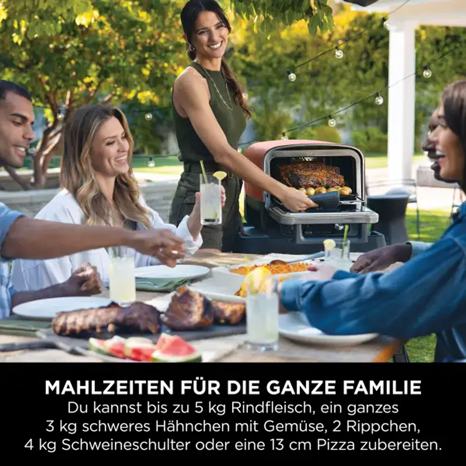 Ninja OO101DE Woodfire Tischgrill Ninja OO101DE Woodfire Tischgrill