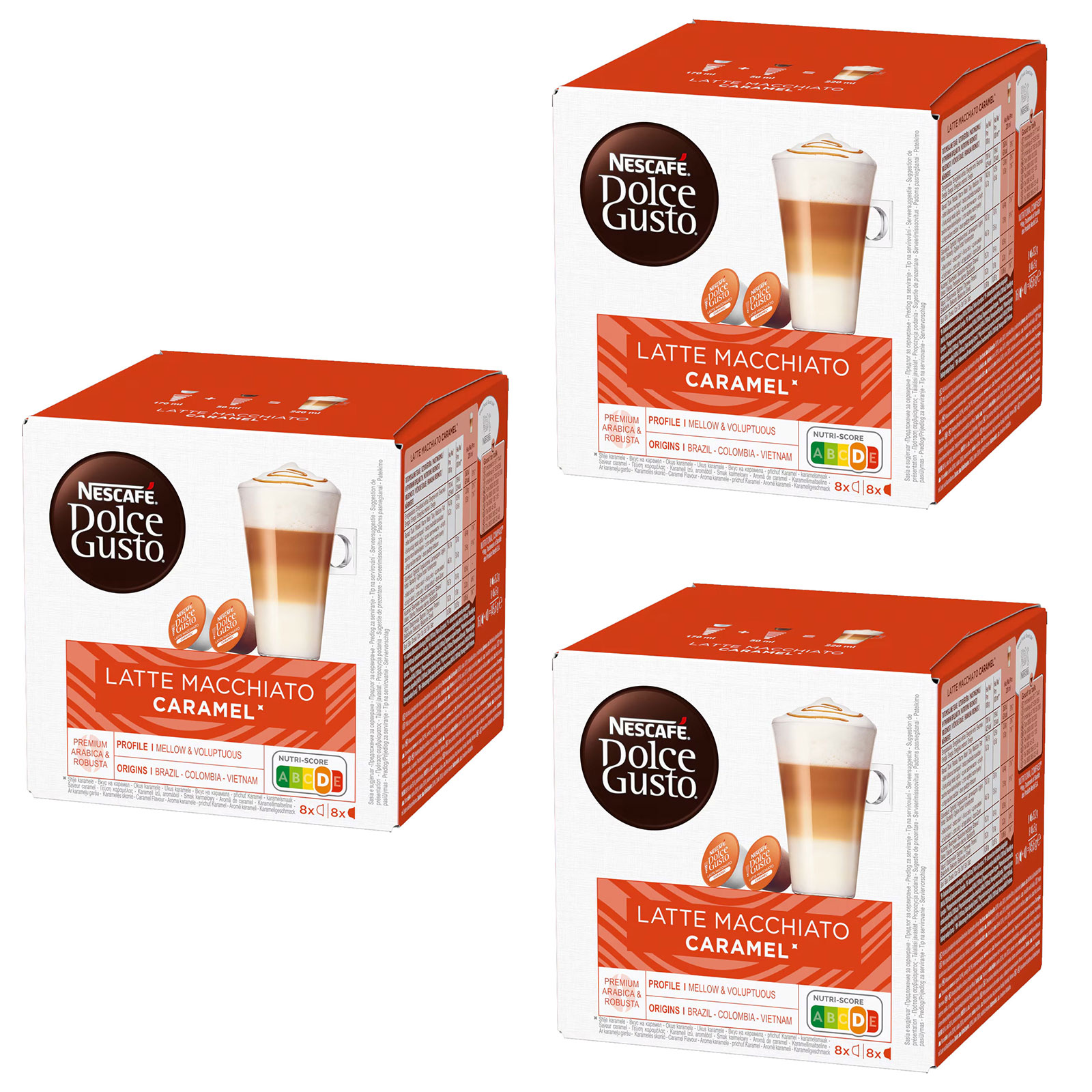 NESCAFE DOLCE GUSTO Latte Macchiato Caramel 3x