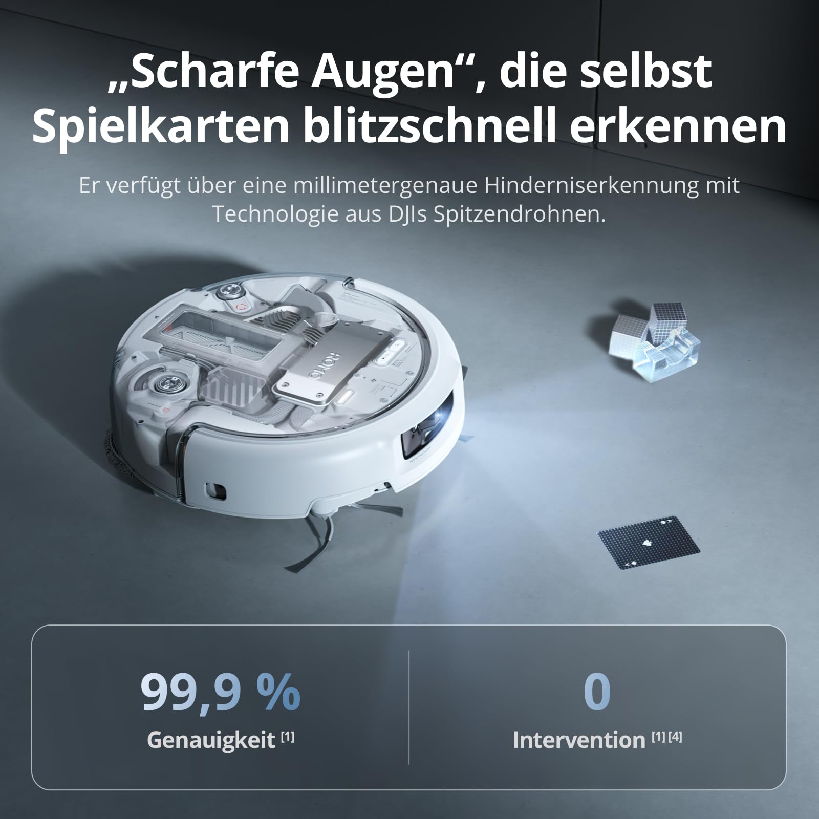 DJI ROMO P Saugroboter mit Wischpads