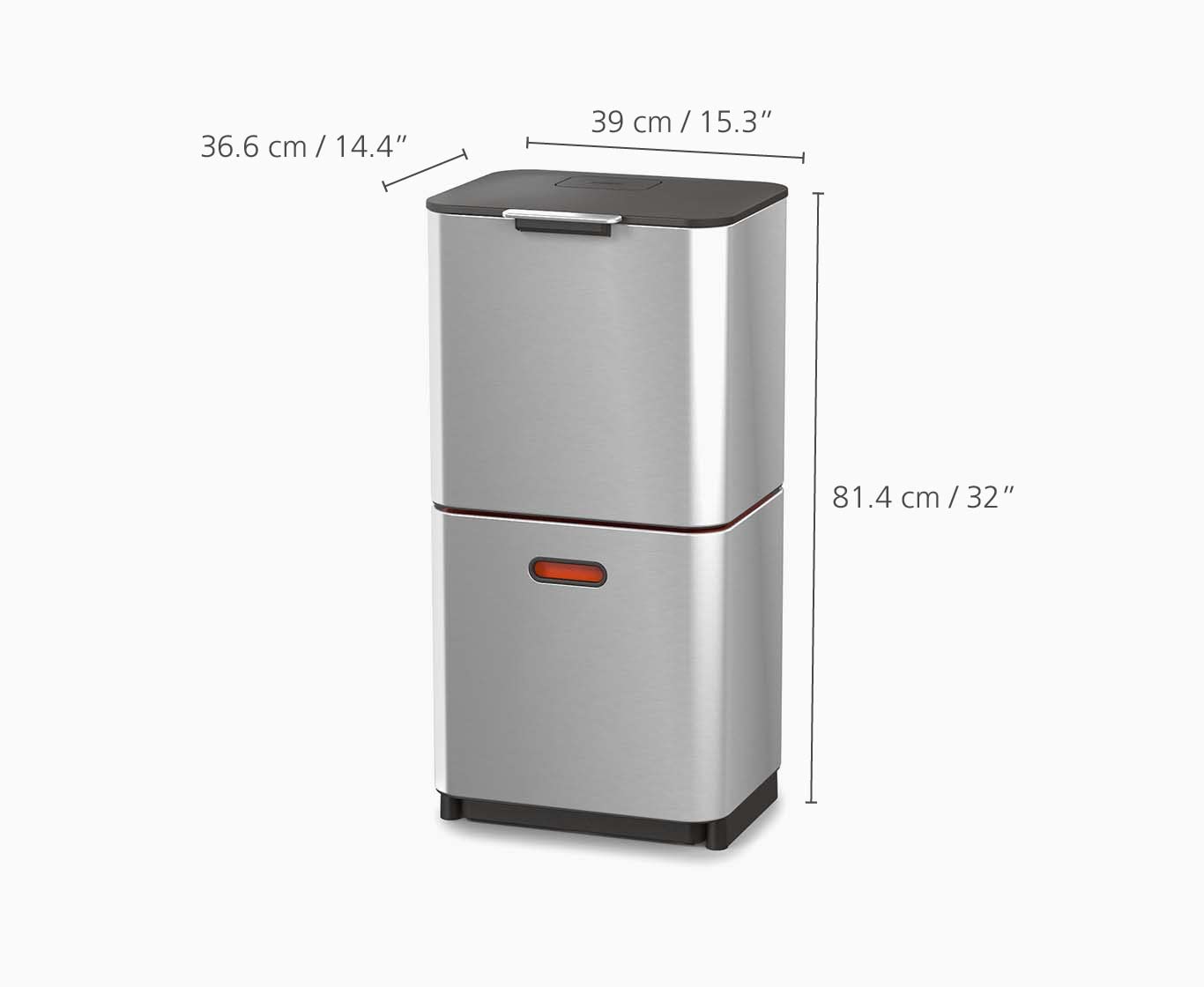 Joseph Joseph IntelligentWaste Totem Max 60 Mülltrennsystem
