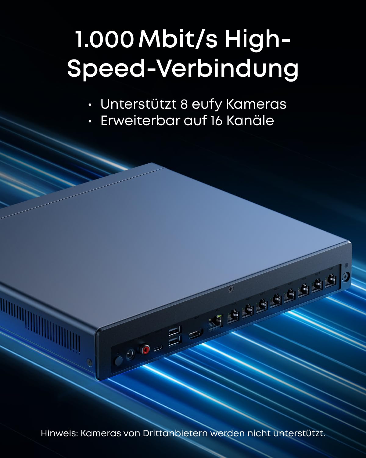 eufy Netzwerkvideorekorder S4, 2 TB