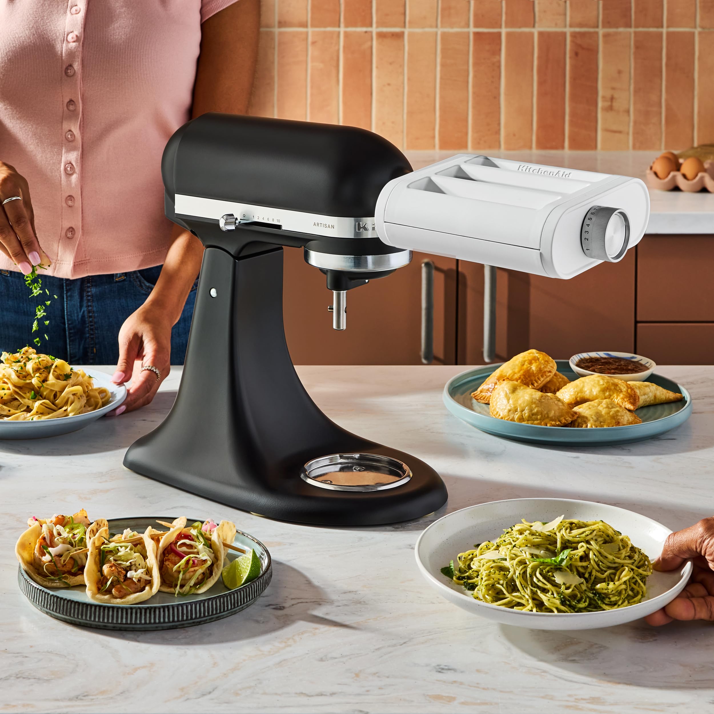 KitchenAid 3-in-1 Nudelvorsatz 5KSM3PPA, Nudelroller