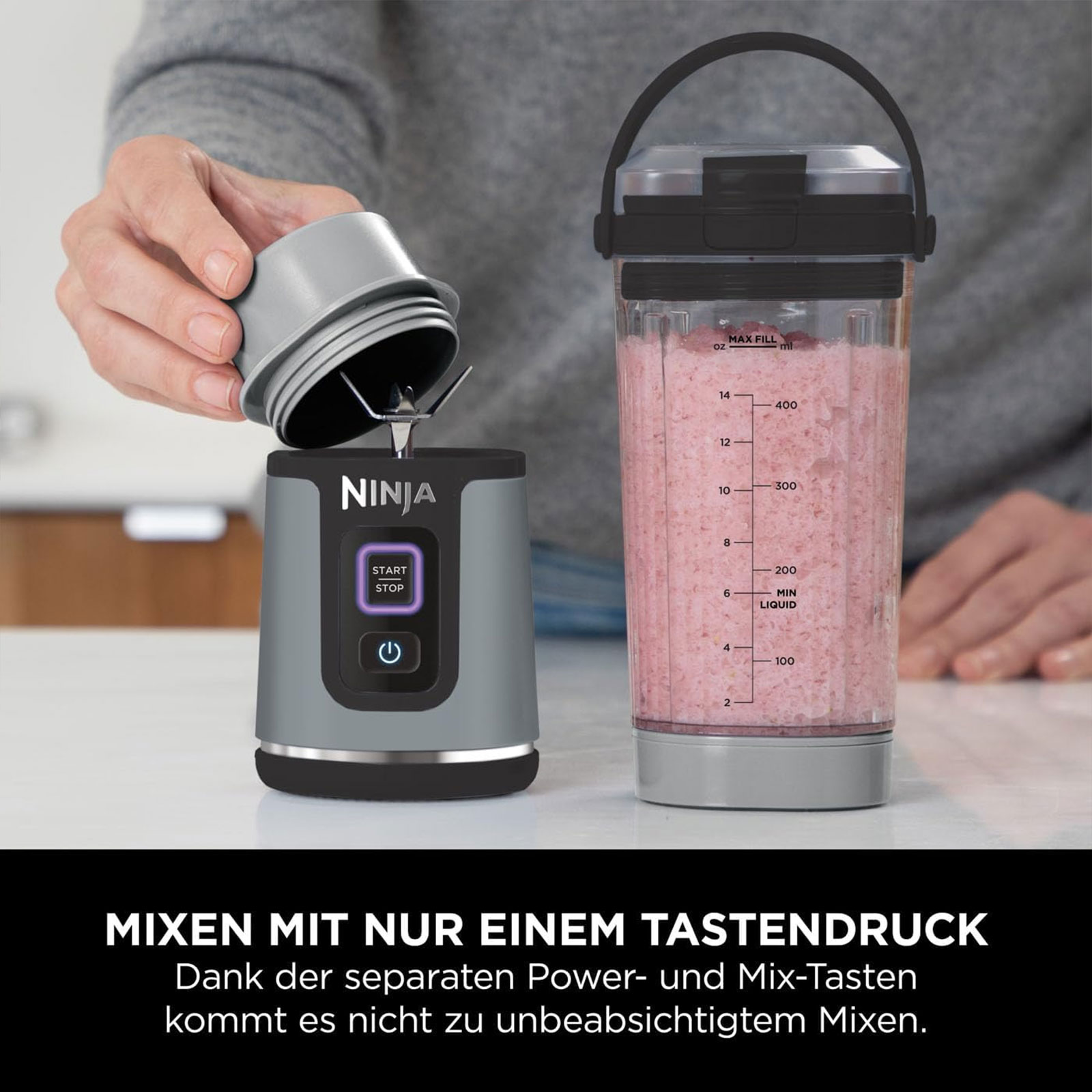 Ninja Standmixer BC151EUBK Blast