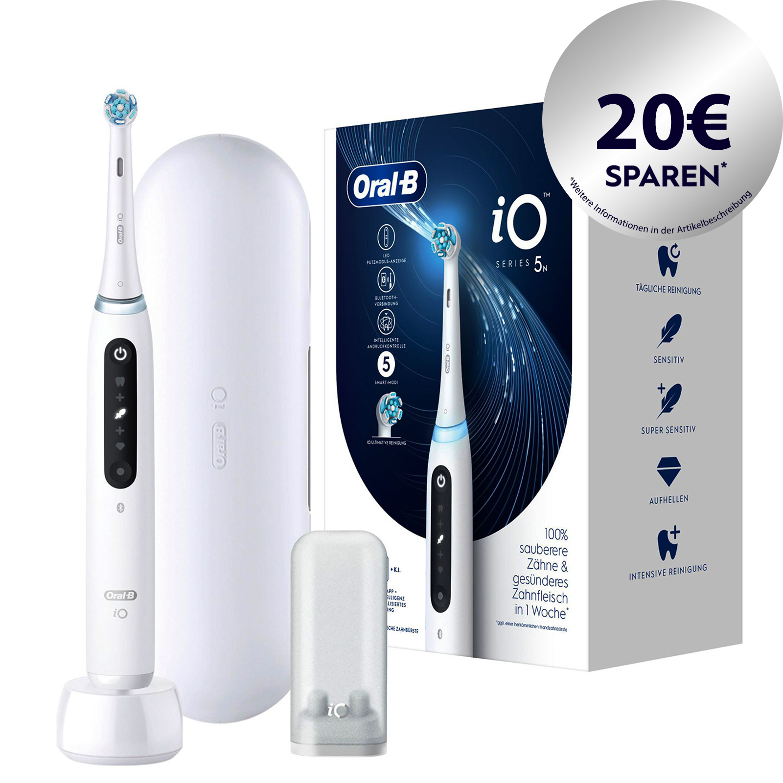 Oral-B iO Series 5 Zahnbürste weiß