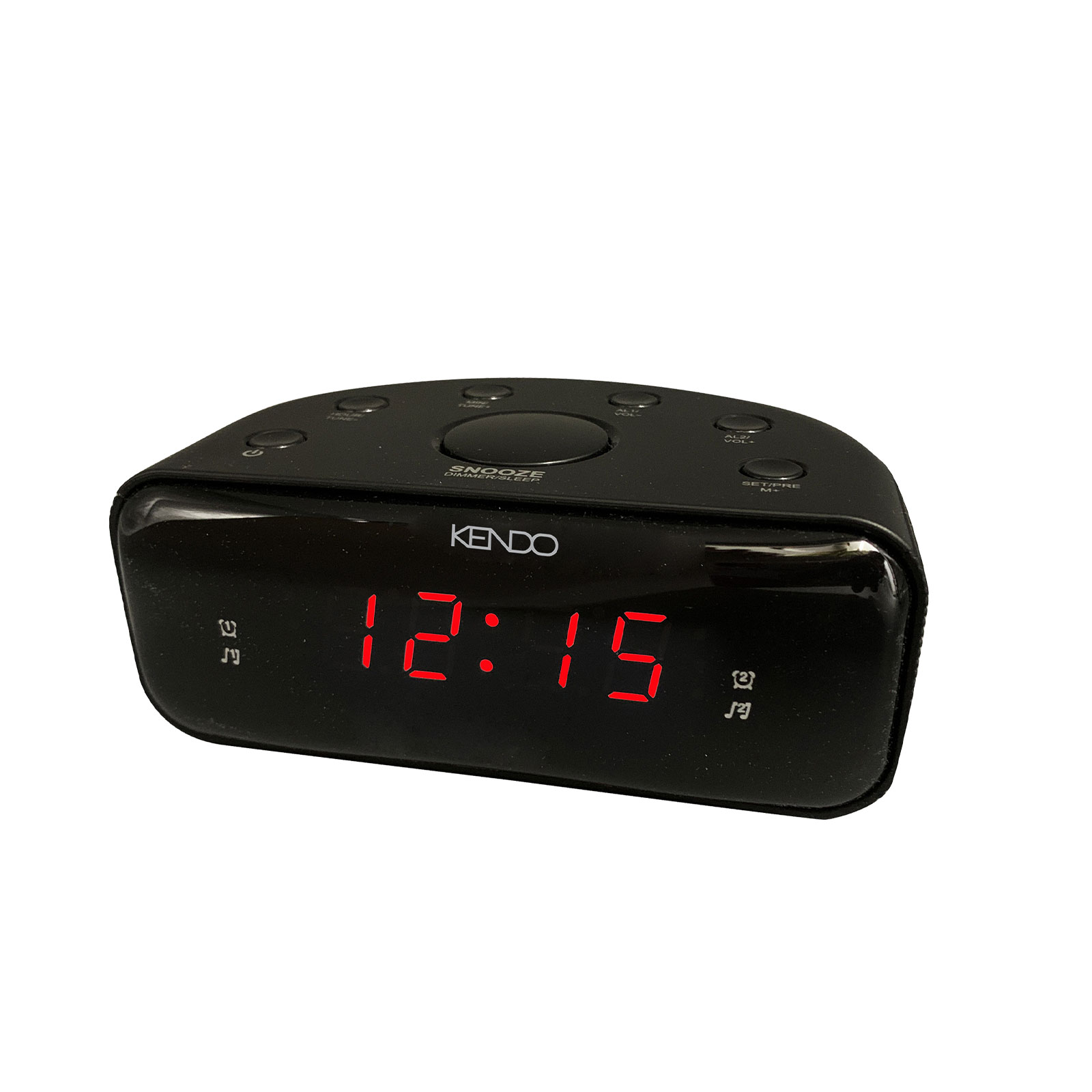 KENDO Radiowecker Alarm Clock 24EXSW schwarz