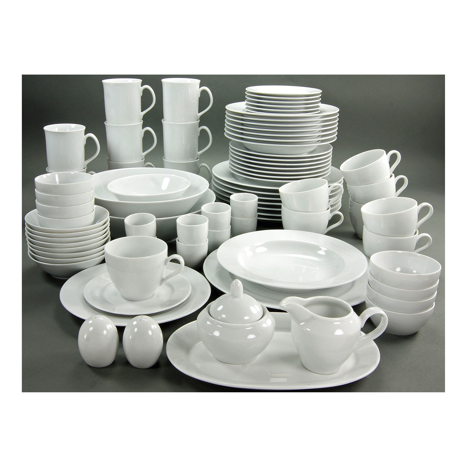 CreaTable, 17045, Serie RITMO, Kombiservice 80 teilig