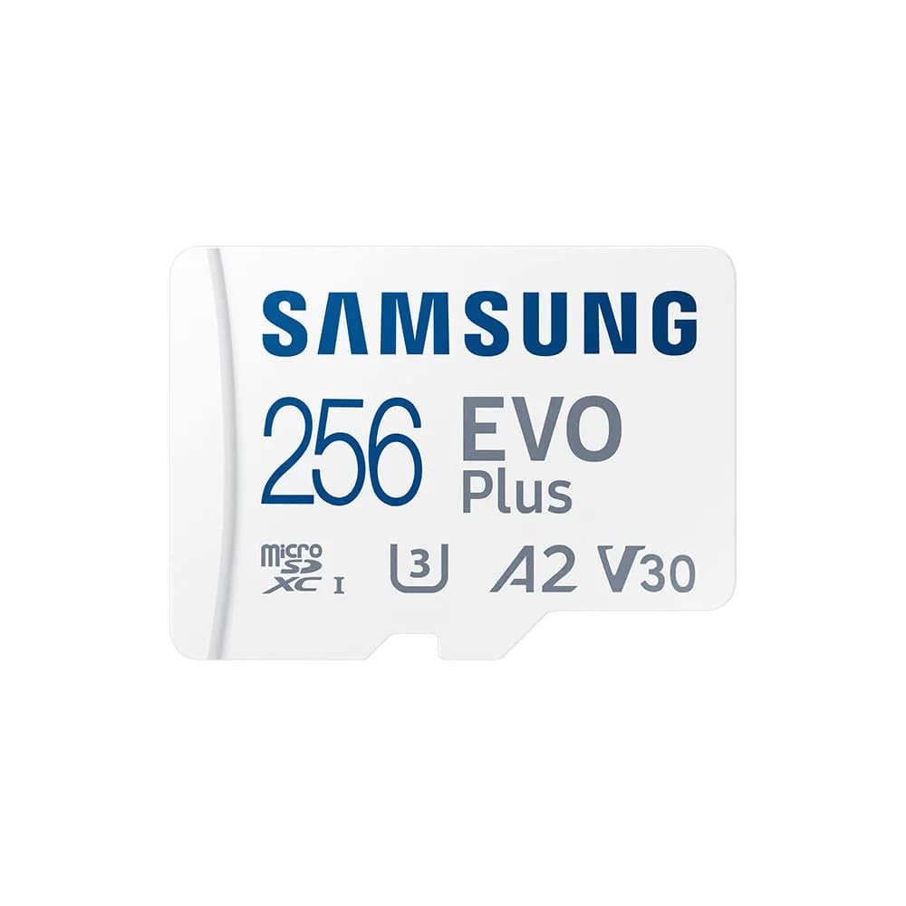 Samsung EVO Plus microSD-Speicherkarte (2024) (inkl. SD Adapter) - 256 GB