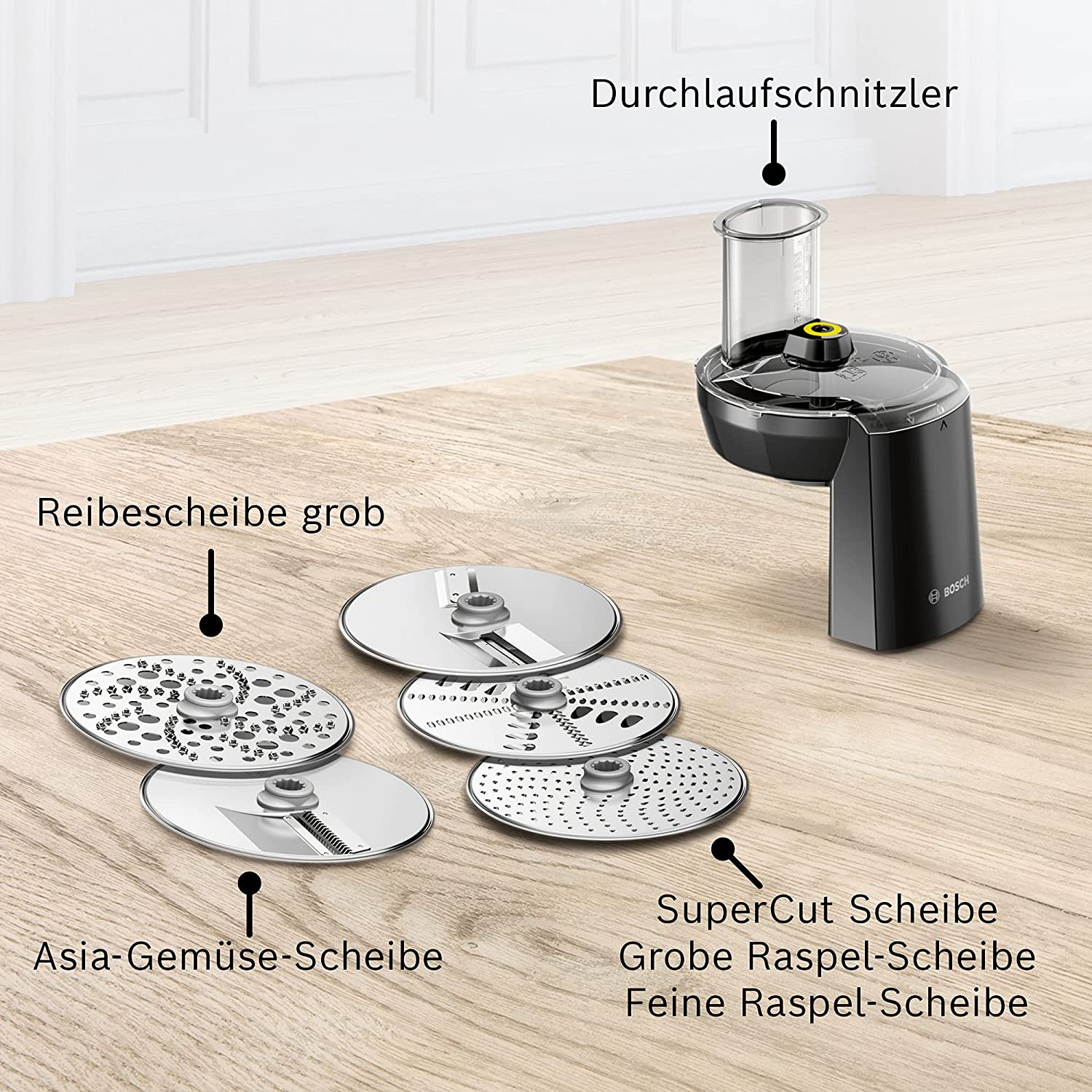 Bosch MUM9DT5S41 Universelle Küchenmaschine OptiMUM Timer 5,5l 1600W mit Zubehör Bosch MUM9DT5S41 Universelle Küchenmaschine OptiMUM Timer 5,5l 1600W mit Zubehör