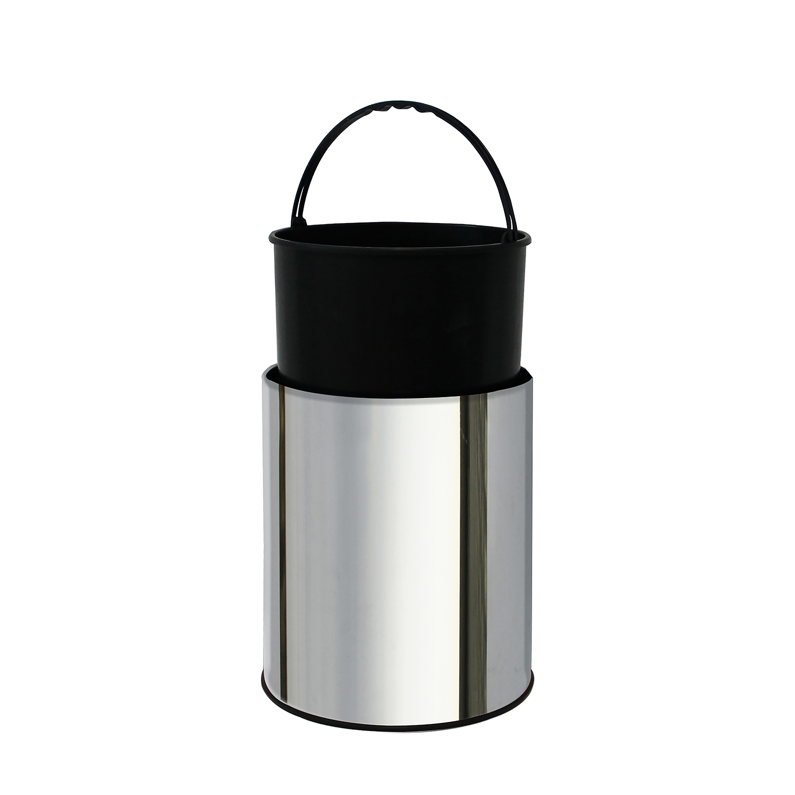 Echtwerk Büro/-Badabfalleimer mit Sensor 9L - Inox 