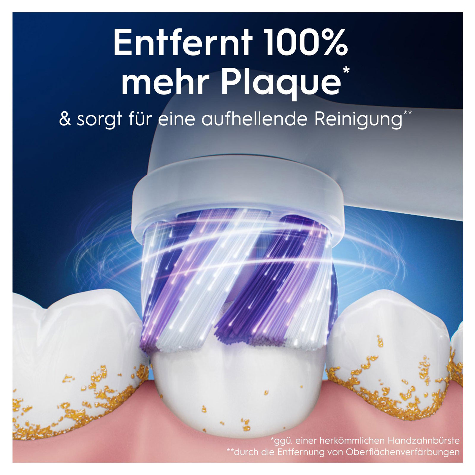 Oral-B iO Strahlendes Weiss, Original Aufsteckbürsten, Weiß, 2er