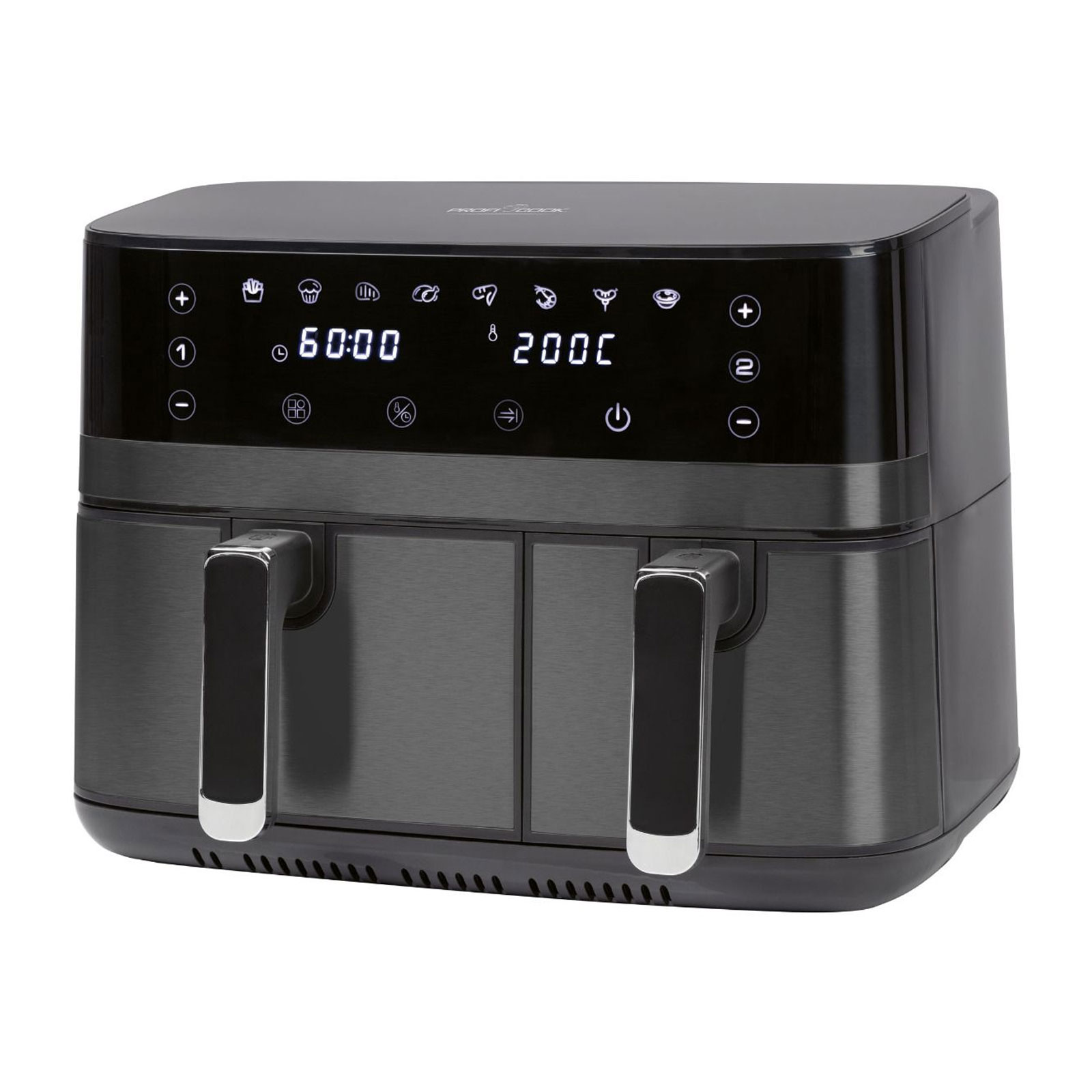 PROFICOOK PC-FR 1295 H Doppel-Heißluftfritteuse PROFICOOK PC-FR 1295 H Doppel-Heißluftfritteuse