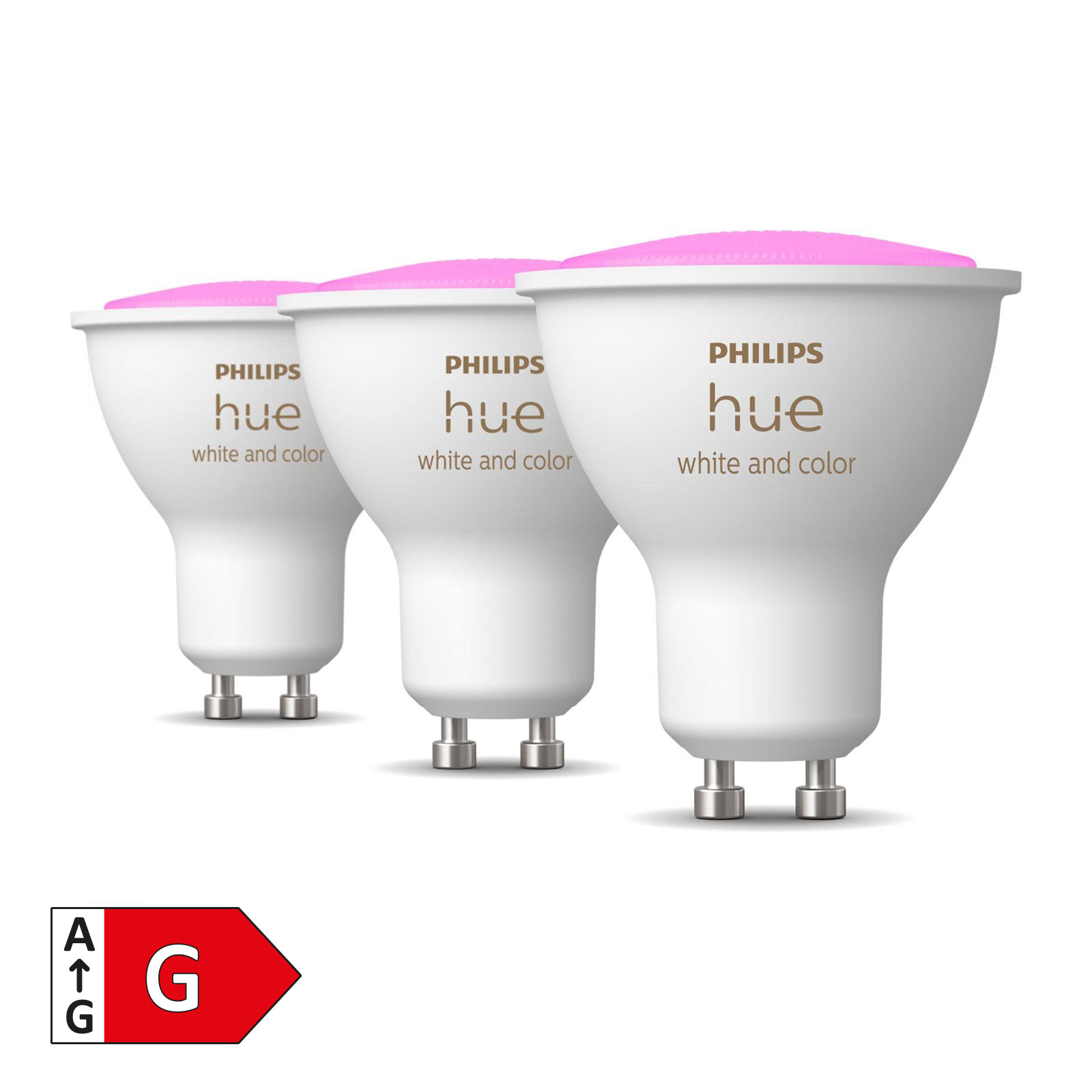 Philips Hue White &; Color Ambiance GU10 LED Lampe (3x)