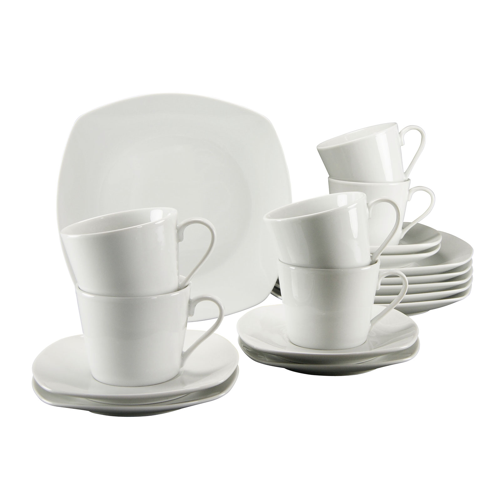 CreaTable, 19510, Serie Amelie weiss, Kaffeeservice 18 tlg