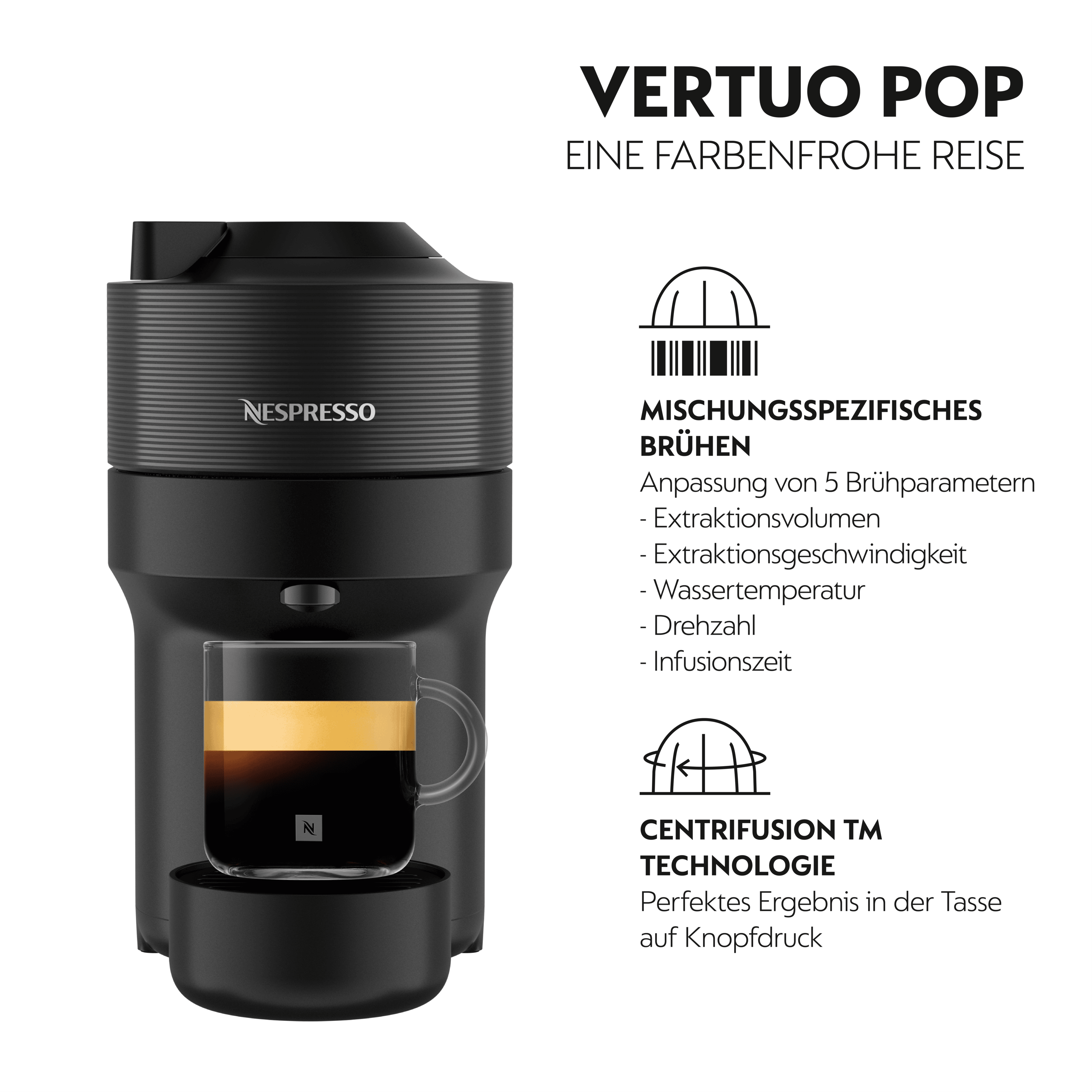 De'Longhi ENV90.BAE Nespresso Vertuo Pop schwarz