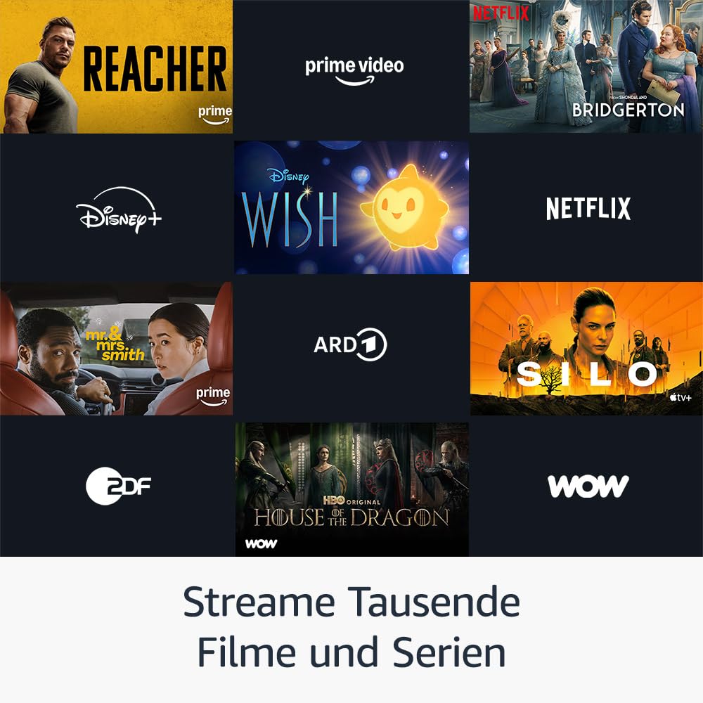 Amazon Fire TV Stick 4K, Schwarz Streaming-Player