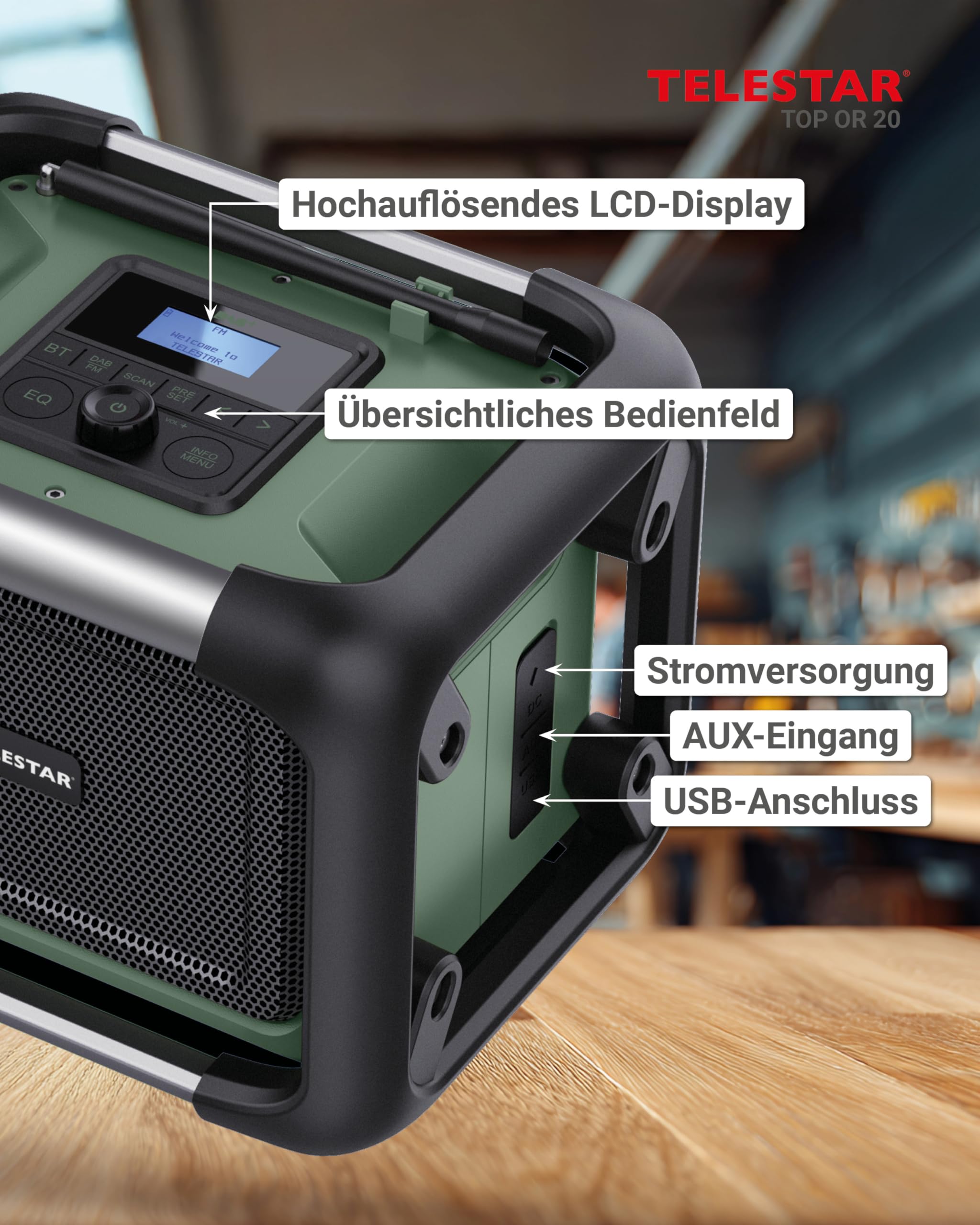 TELESTAR TOP OR 20 – Baustellenradio