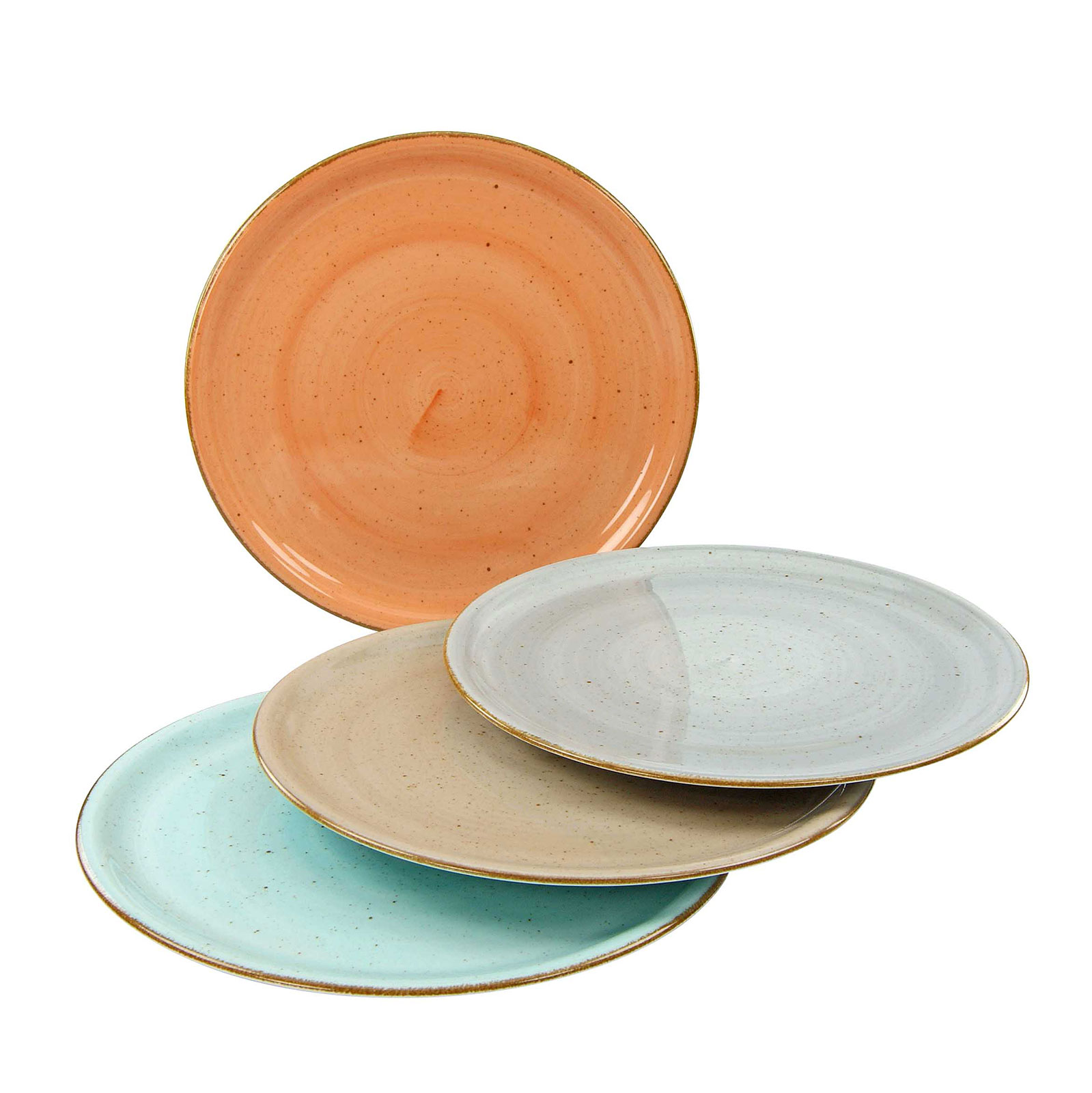 CreaTable, 17728, Serie Vintage Nature, Geschirrset Pizzateller 