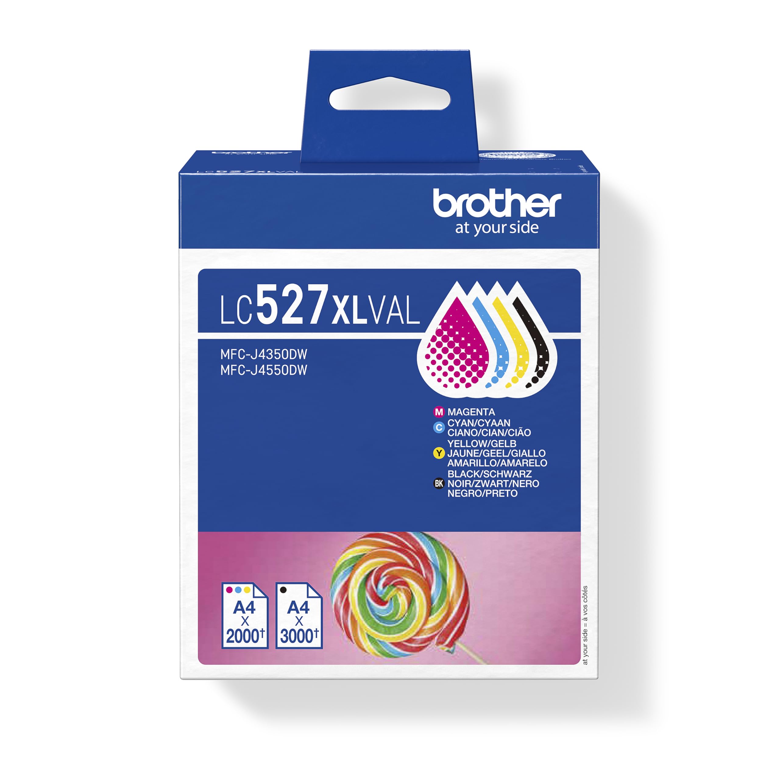 Brother Tintenpatrone LC527XLVAL, Value Pack (C/M/Y/BK)