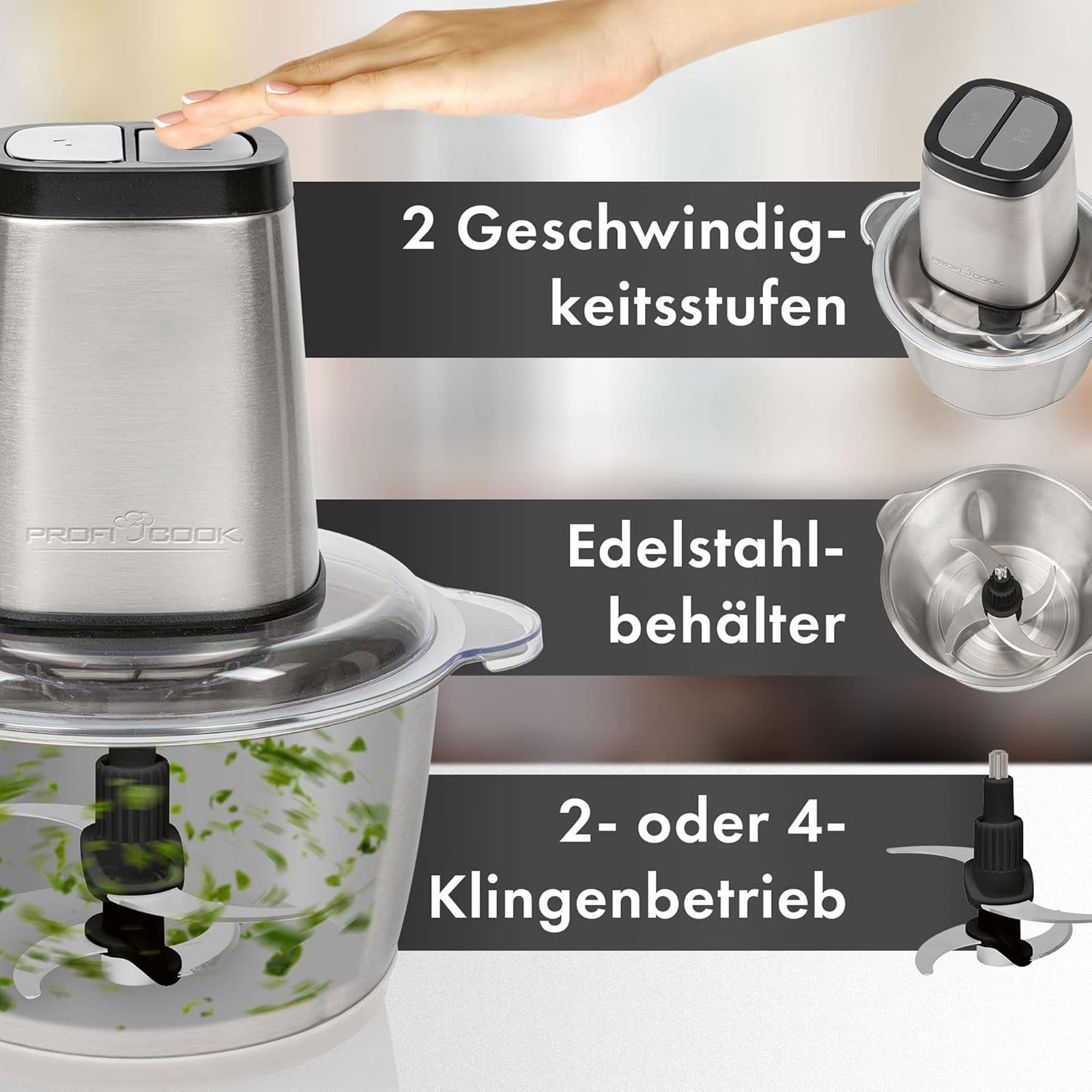 PROFICOOK PC-MZ 1227 Zerkleinerer