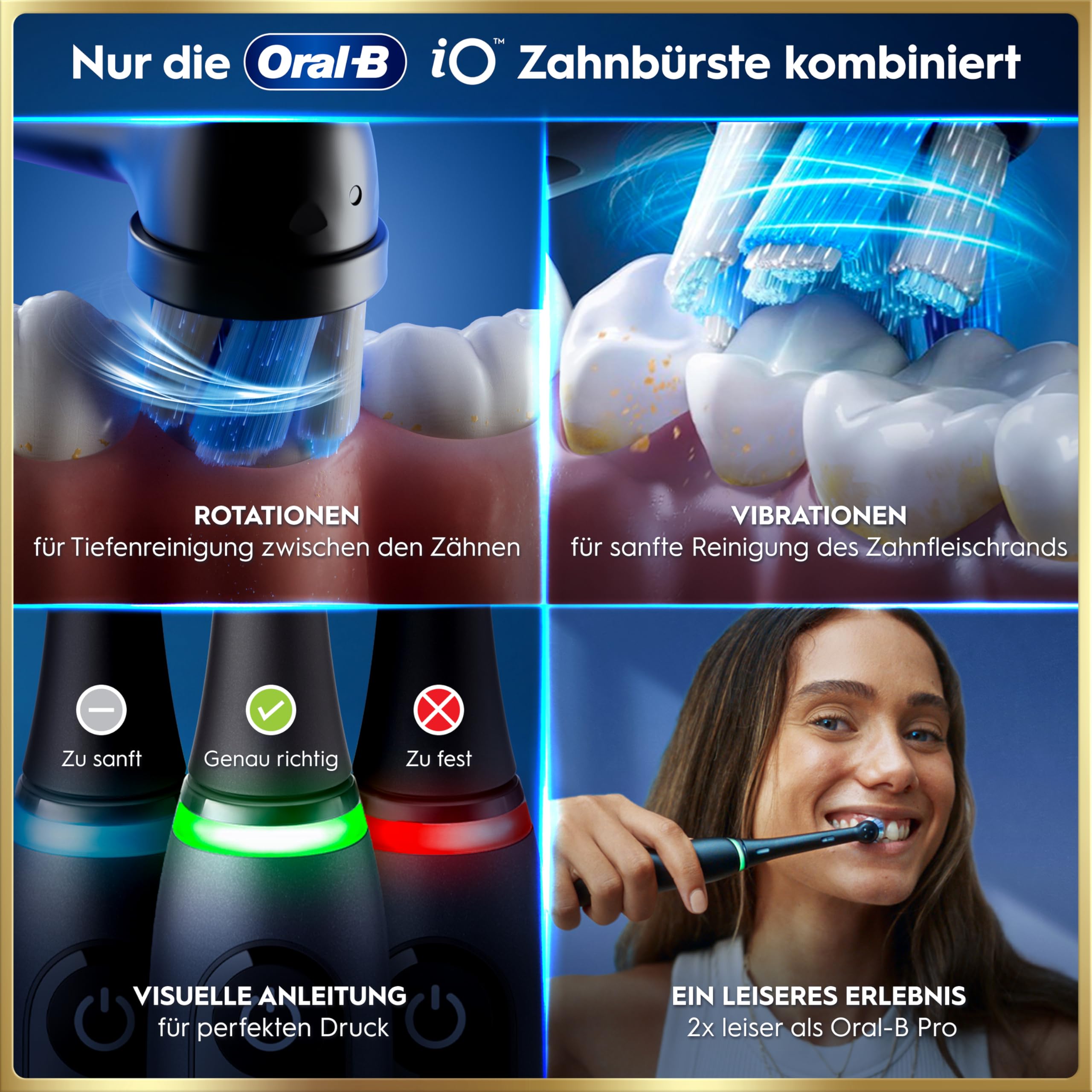 Oral-B iO9 black Geschenk. Zahnbürste