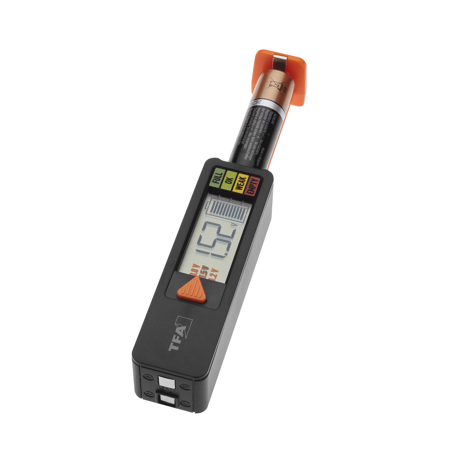 TFA Dostmann Batterietester BatteryCheck 98.1126 Schwarz